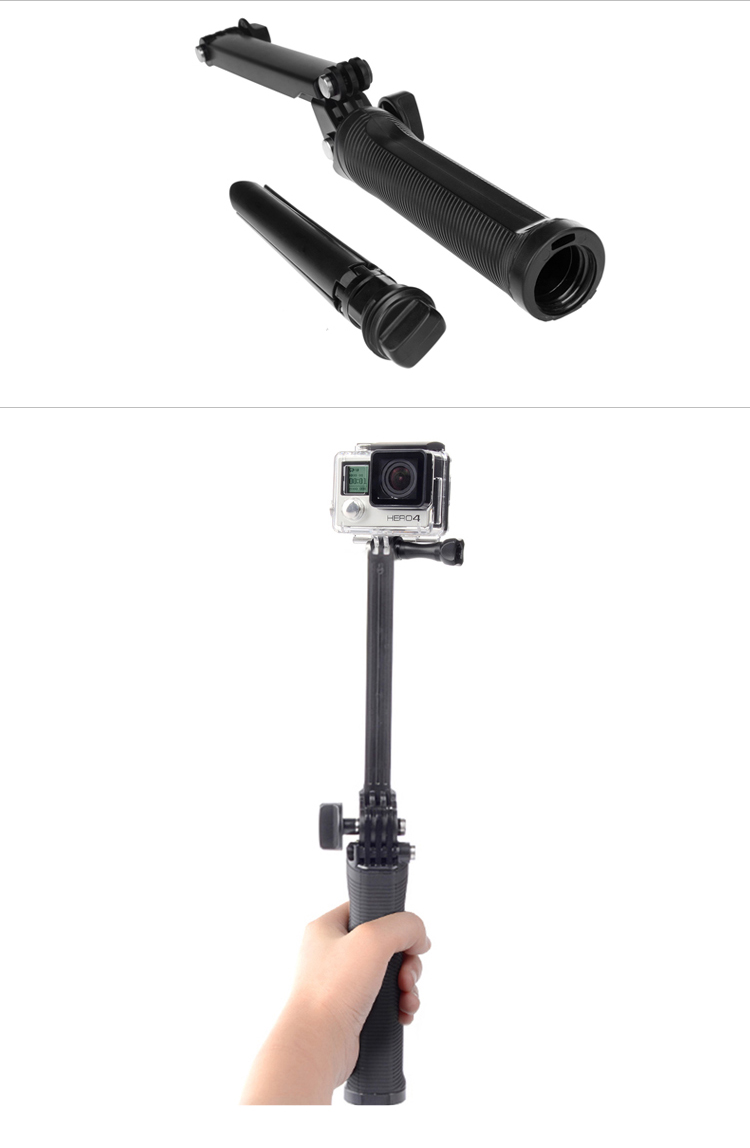 แขนถ่ายภาพ 3way monopod (3in1) สำหรับ Gopro XiaomiYI SJCAM