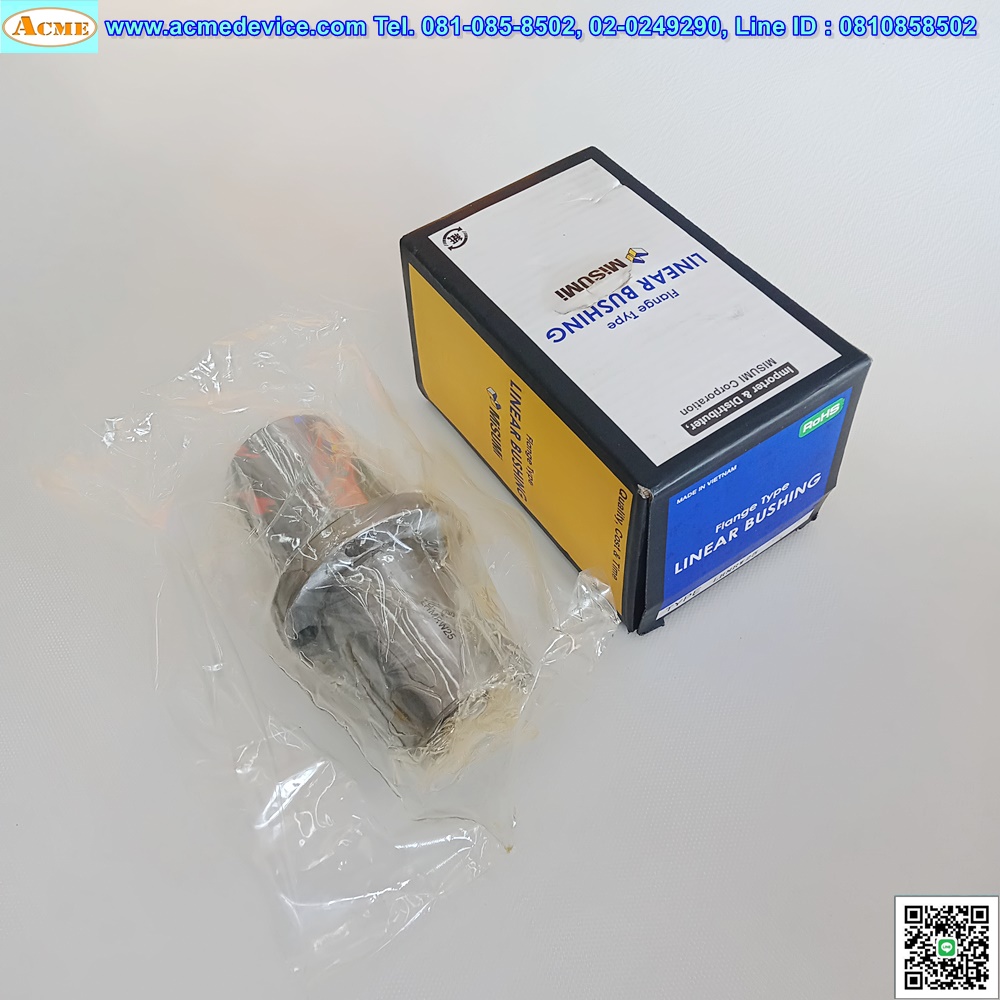 Linear Bushing Misumi รุ่น LHMRW25, Dia 25 mm, OD 40 mm, L 112 mm