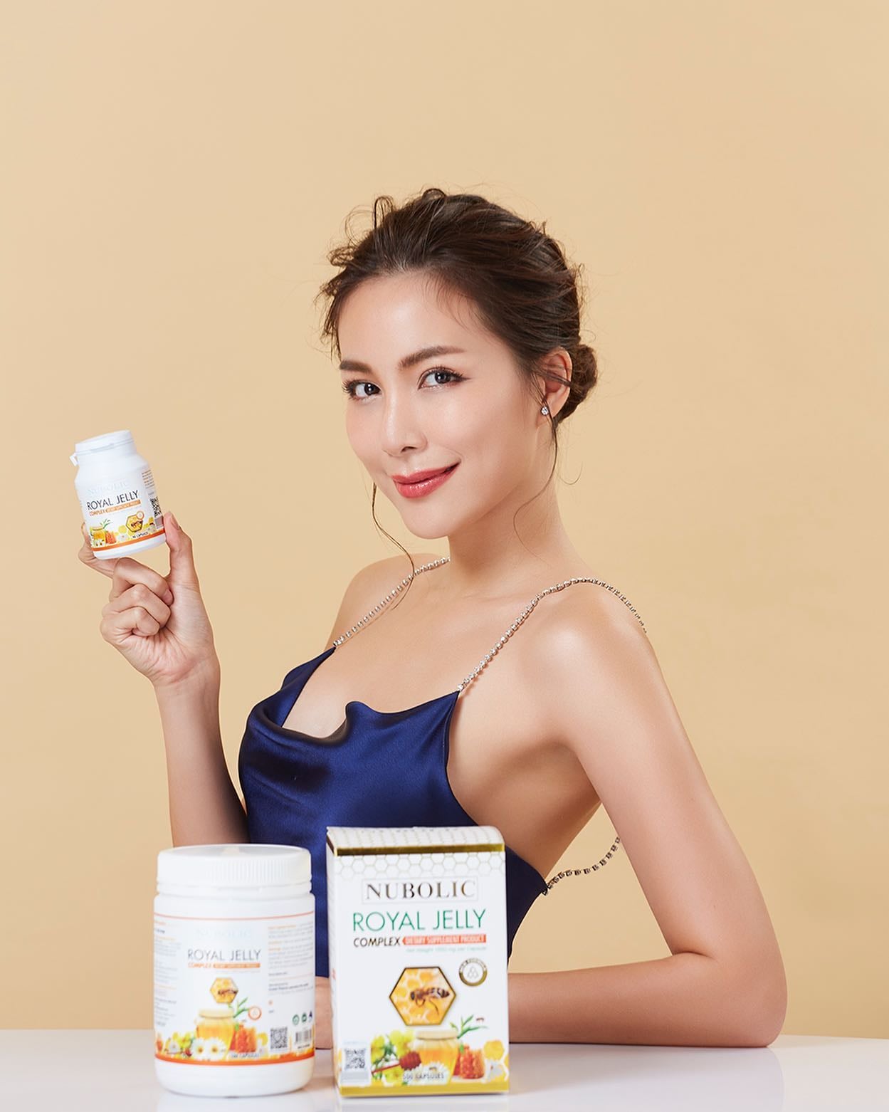 นูโบลิกใหม่ 9%1650mg ของแท้ มี QR CODE ผิวดี สุขภาพดี ขนาด 365 เม็ด ทานได้ 1ปี