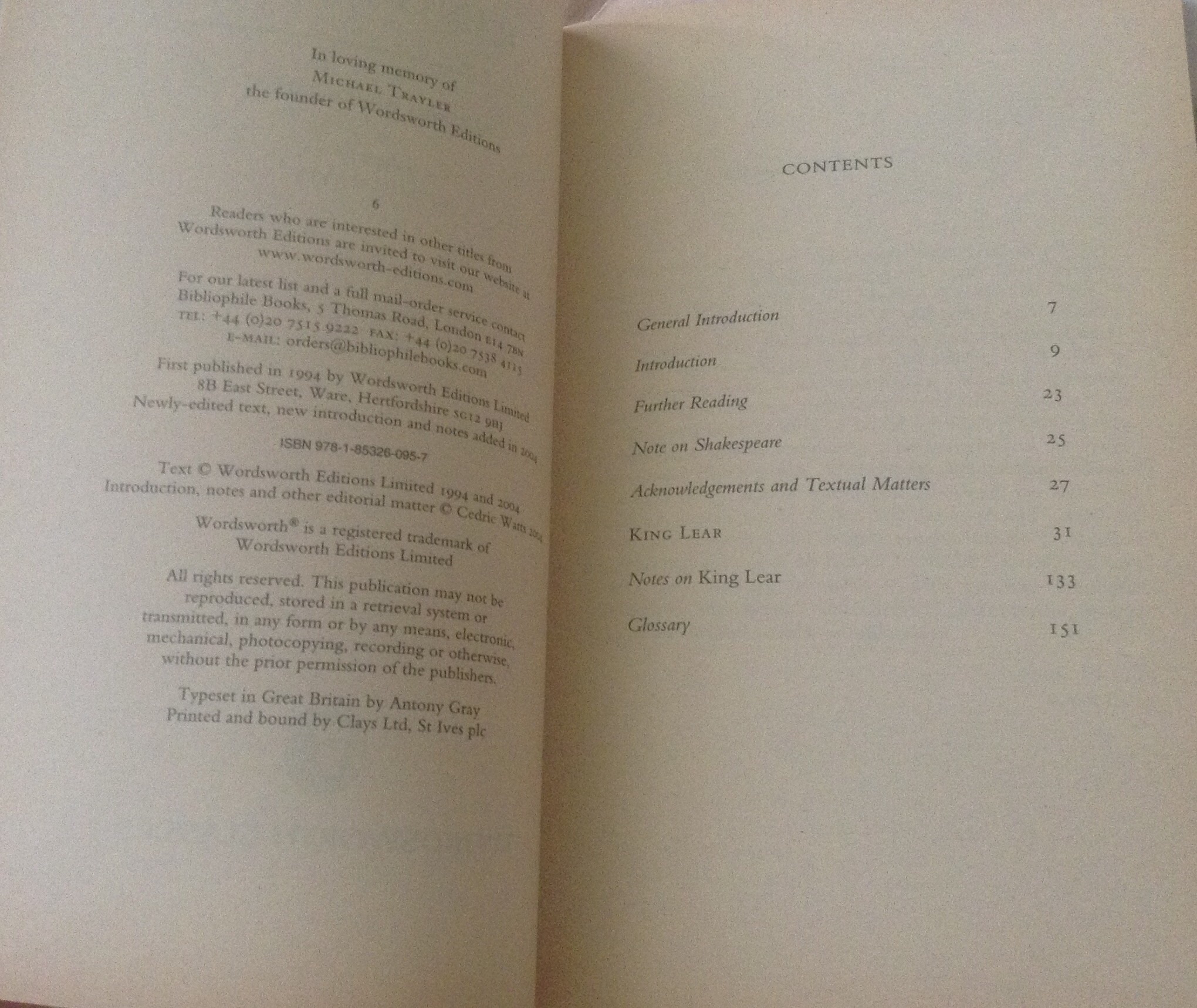 king lear william shakespeare ราคา 140