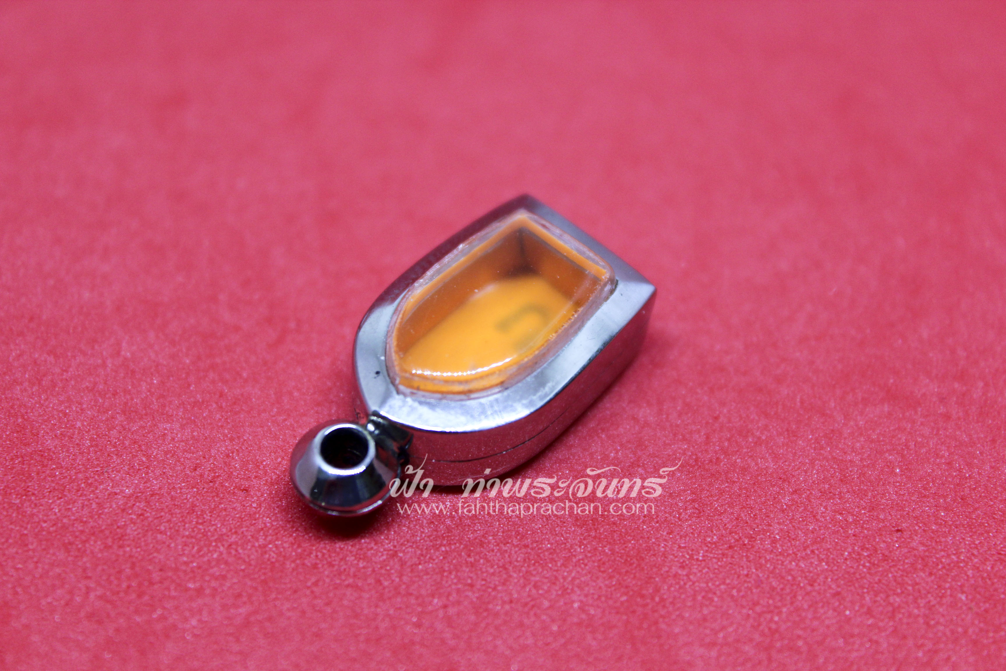 ตลับปรก ใบมะขาม หน้าเดียว สแตนเลสพุก