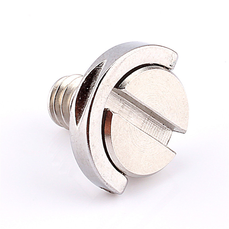 สกรูขนาด 1/4" อย่างดี สำหรับยึดเพลทขาตั้งกล้อง ยึดใต้กล้องถ่ายรูป