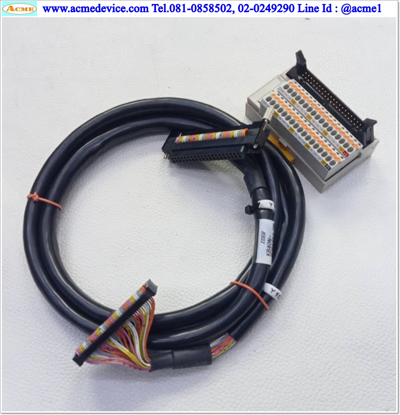 Terminal Block Toyogiken รุ่น PCX-1H40-TB34-M2-Y + KB40N-4F1H-LA2-1.5MB, 34 Pin