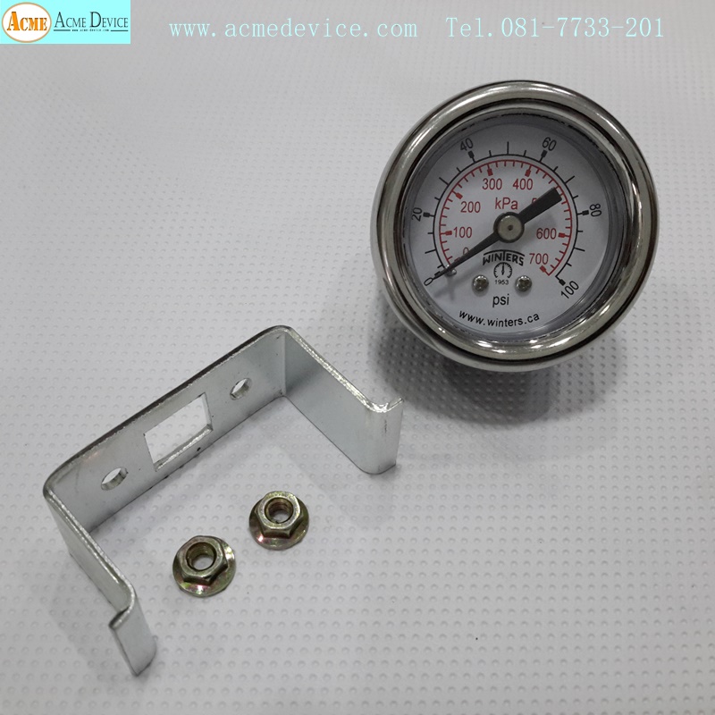 Pressure Gauge Winters รุ่น 0 to 700kPa (สินค้าใหม่)