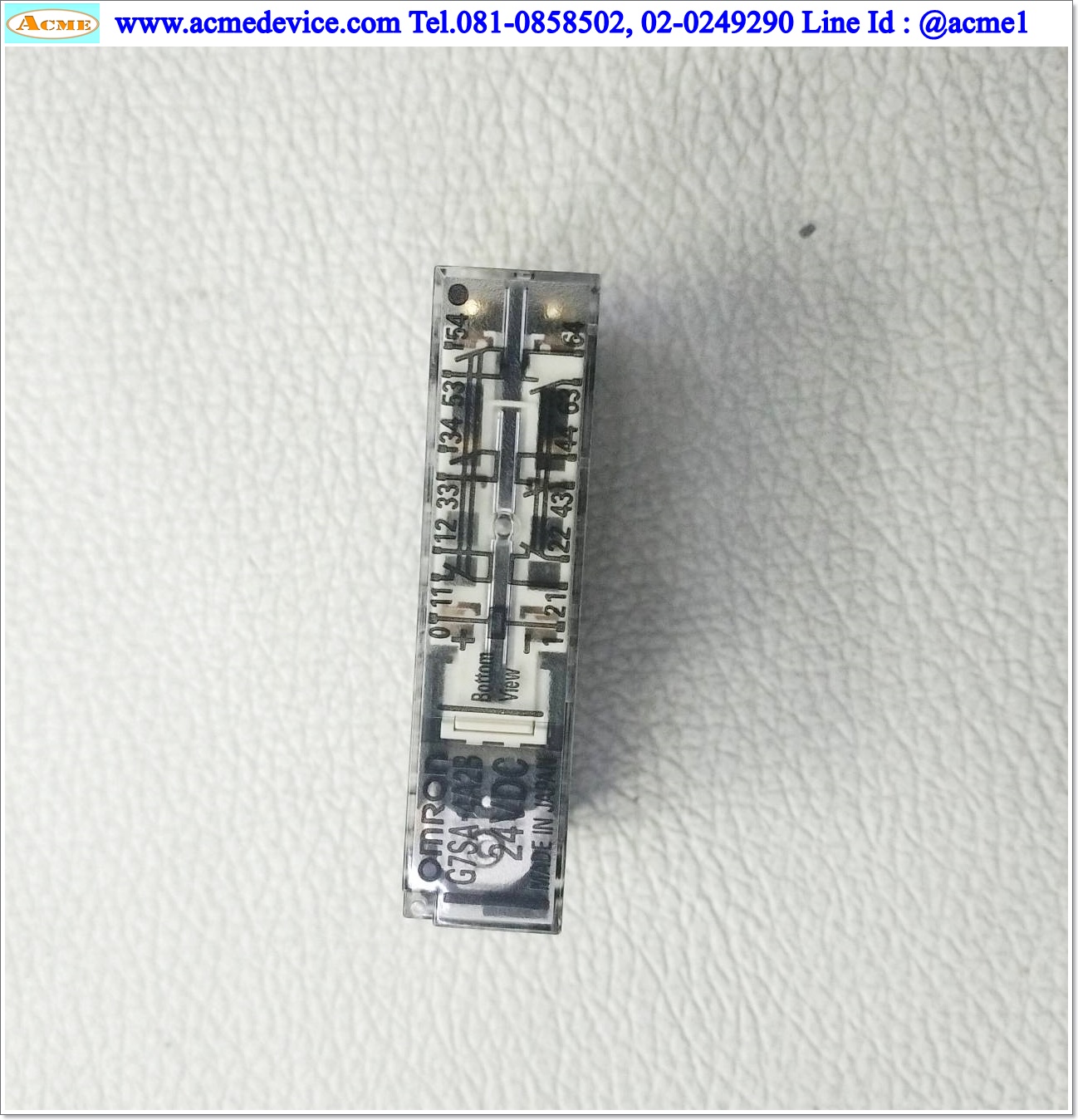 Relay Omron รุ่น G7SA-4A2B, Coil 24Vdc