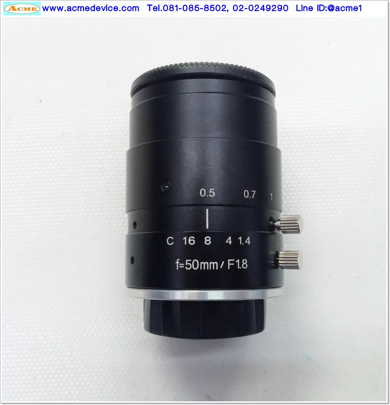 Lens Advance รุ่น MVL-50MC, 50mm., F1.8, C-Mount