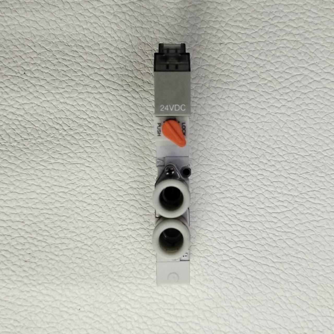 Solenoid Valve SMC รุ่น SY3120-5LOZE-C4-X90, 5/2, 2-Position single, Coil 24Vdc