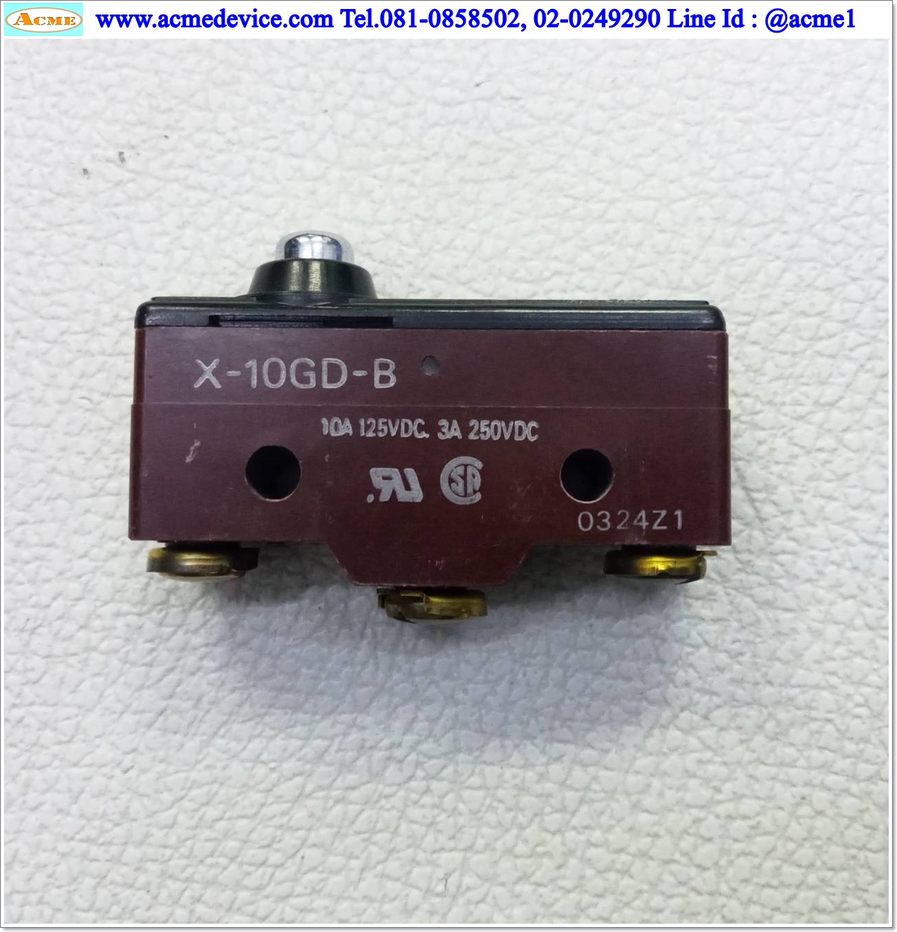 Limit Switch Omron รุ่น X-10GD-B