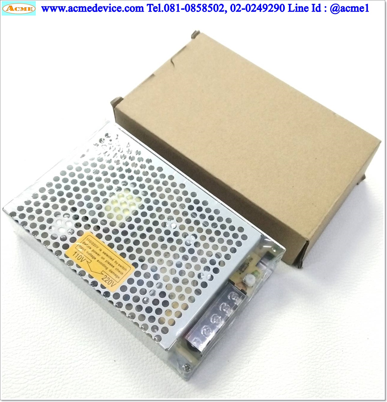 Power Supply Mefn Wevl รุ่น S-50-24, Output 24V, 2.1A, 50W