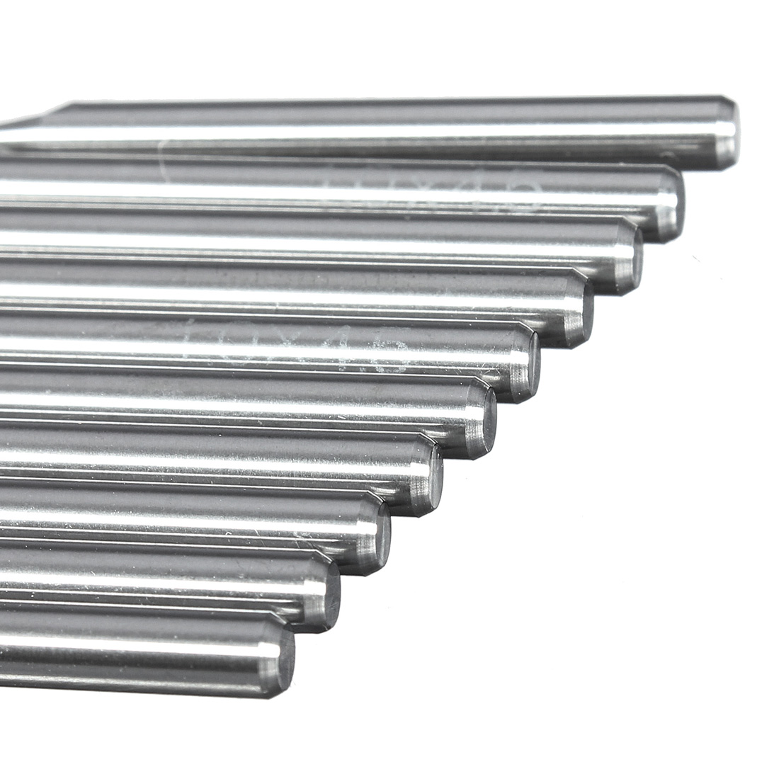 ชุดดอกกัด CNC หัว Mill 10 ชิ้น ขนาด2.0mm 2mm 2 Flute 3.175 Bit 12mm CEL Tool