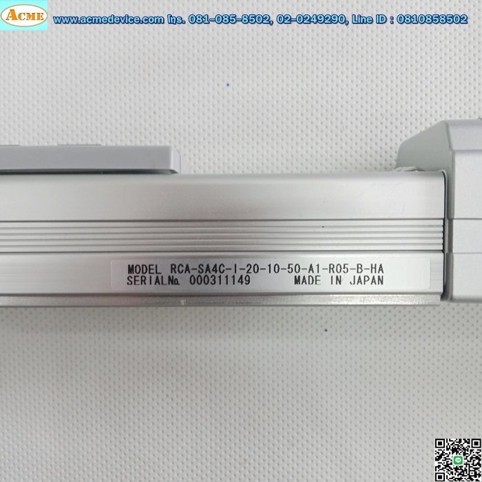 Slider IAI Drive รุ่น ACON-SE-20I-N-0-0-JP & RCA-SA4C-I-20-10-50-A1-R05-B-HA, Stroke 50 mm. (สาย 5 m.)