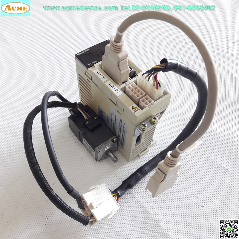Servo Drive Mitsubishi รุ่น MR-J2-03BH5 & Motor HC-AQ0235D, 30W
