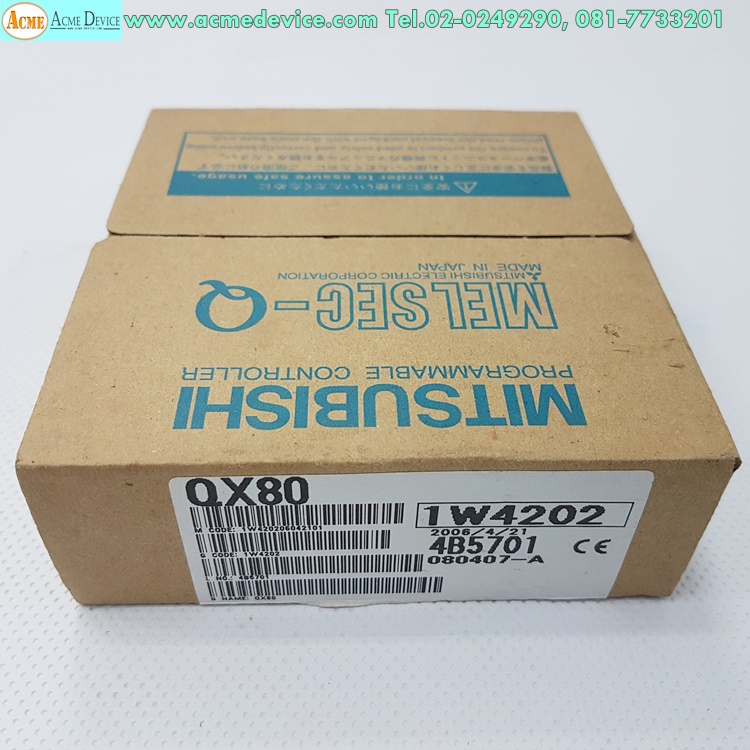 PLC MITSUBISHI รุ่น QX80, Input Unit (สินค้าใหม่)