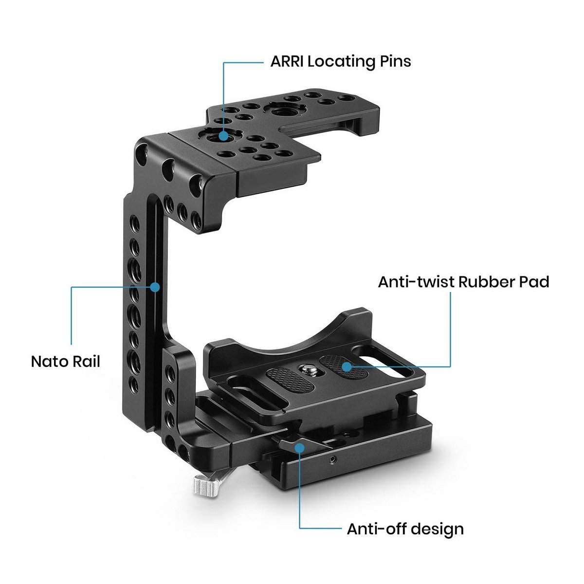 SMALLRIG® QR Half Cage for Sony A7R III/A7 III/A7 II/A7R II/A7S II 2098
