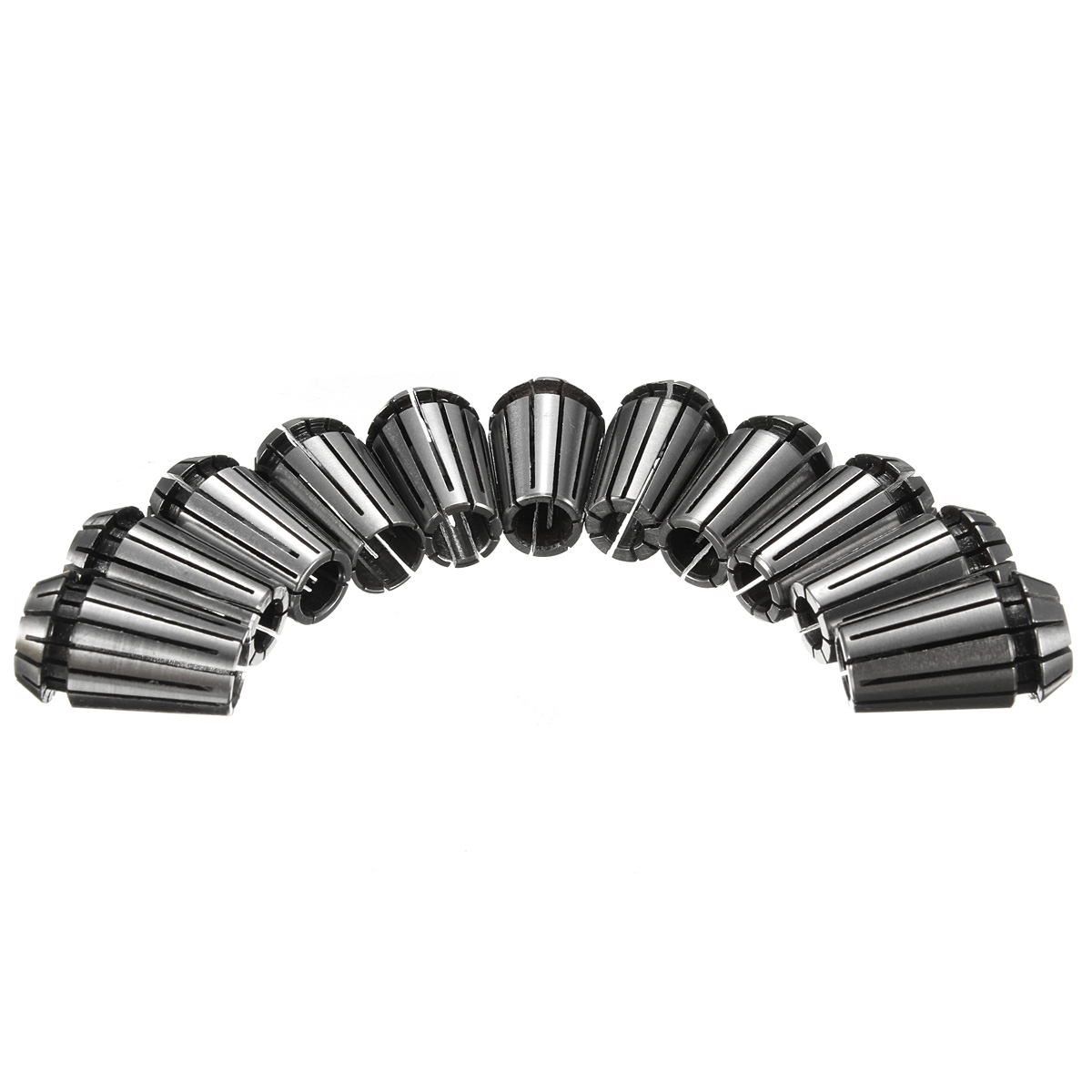 ชุดหัวคลอเลต ER16 11 ชิ้น 11Pcs Full ER16 Precision Spring Collet Set CNC Milling Lathe Tool & Workholding