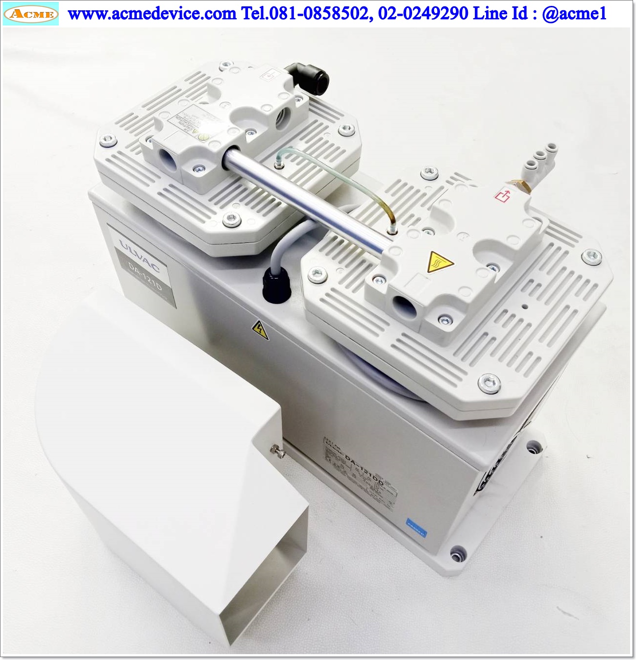 Vacuum Pump Ulvac รุ่น DA-121DD, 120L/min @ 50 Hz, -98 kPa, 400W, 115V
