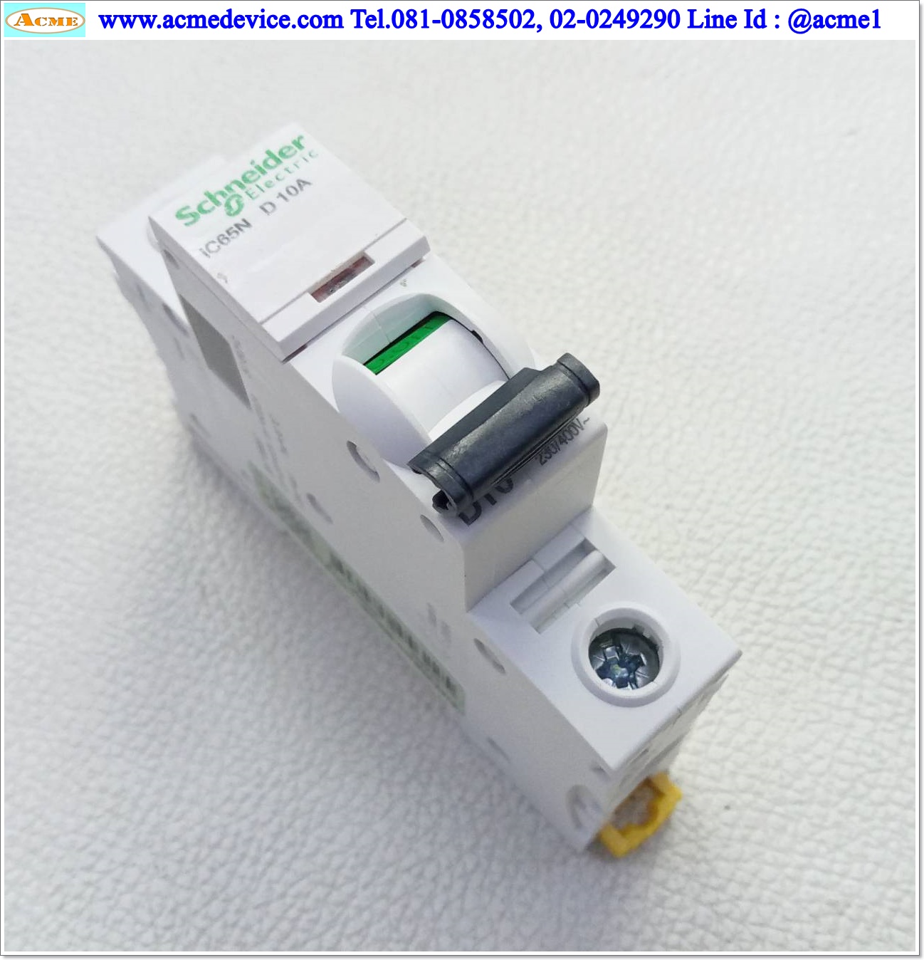 Breaker 1P Schneider รุ่น iC65N D 10A