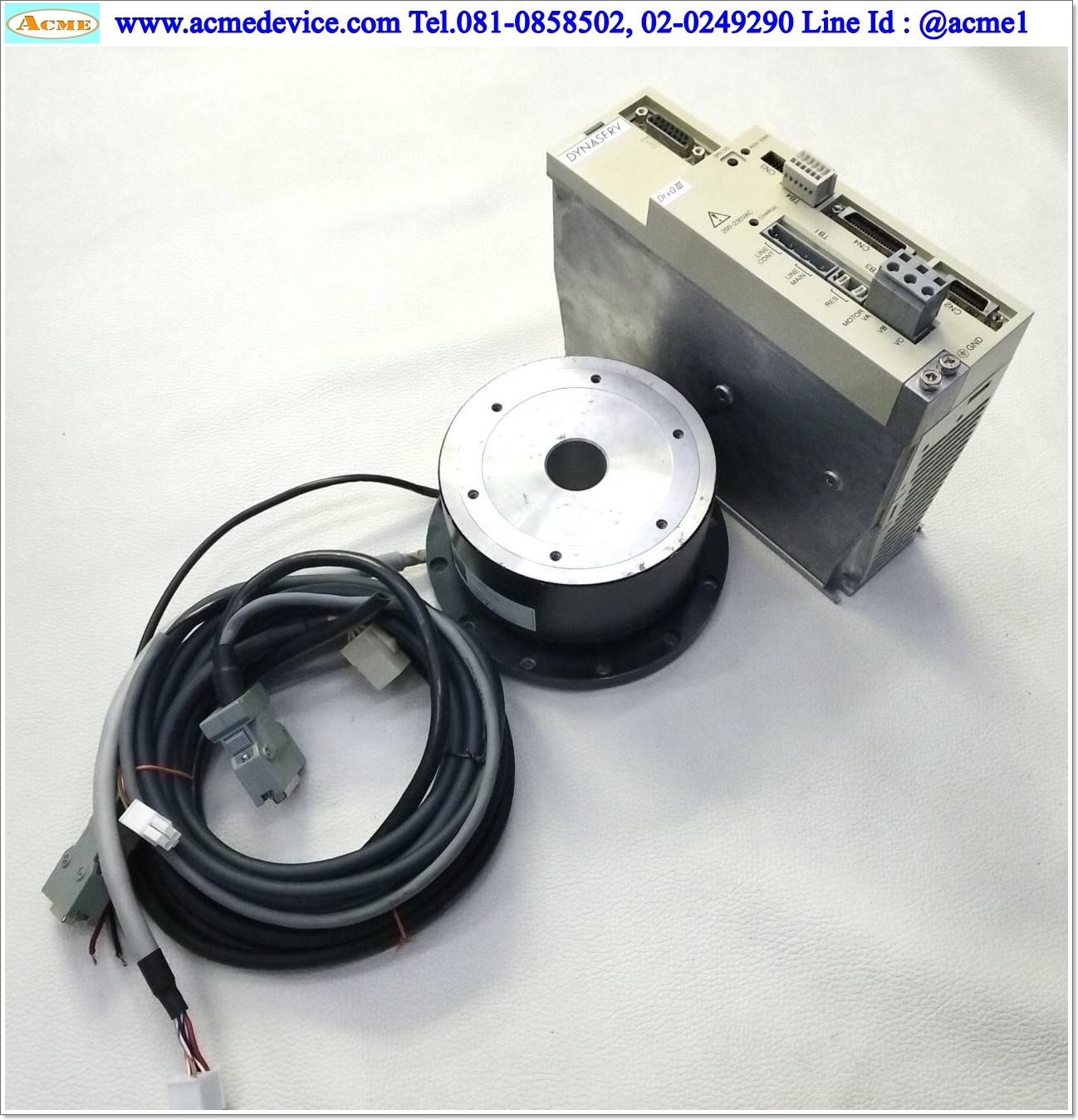 Direct Drive Servo Yokogawa รุ่น UD1CG3 & Motor DM1C-004F, 4 N.m, 200-230VAC