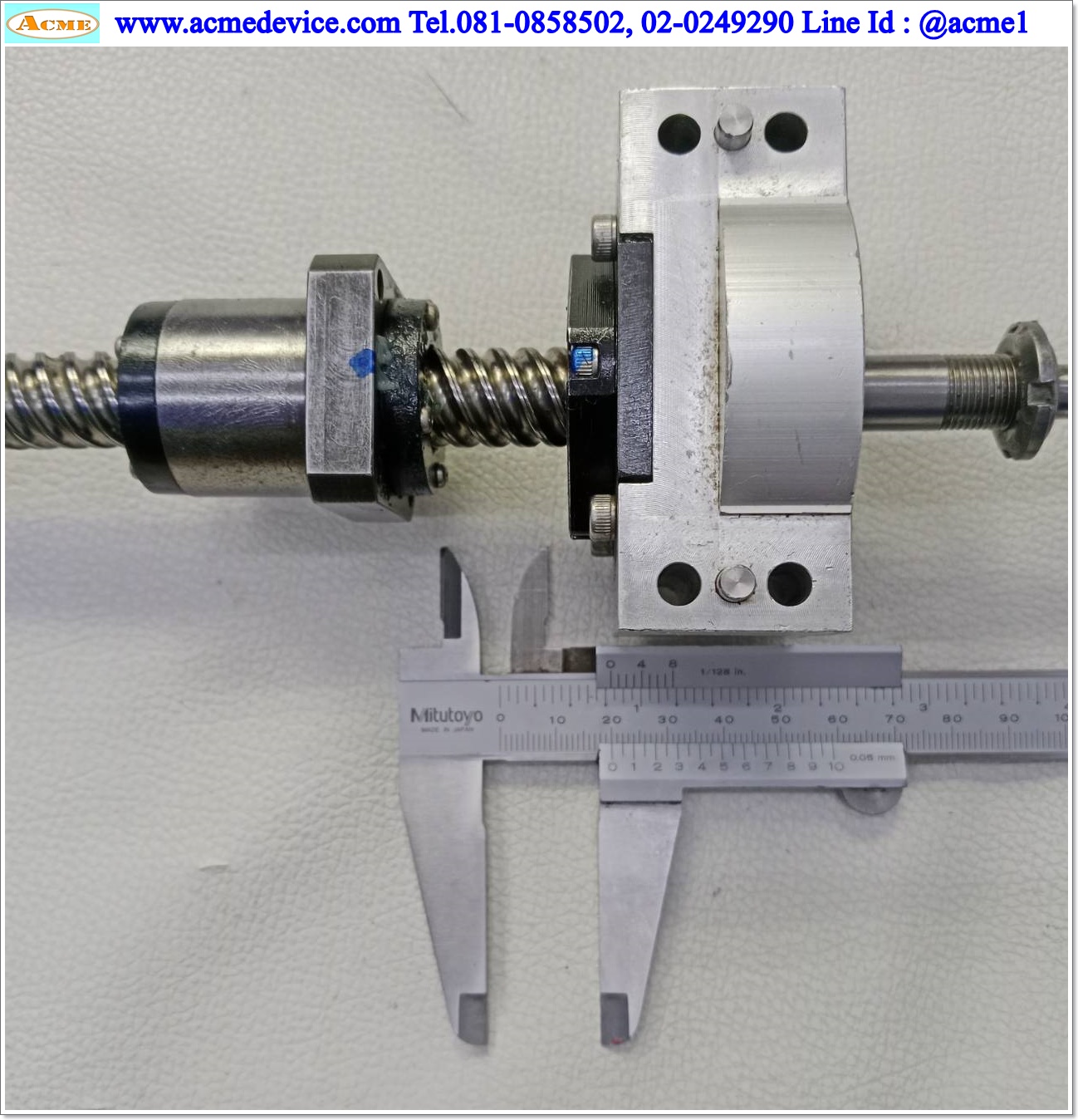 Ball Screw ??? รุ่น ???, ขนาดเพลา 16 x 670 mm., Stroke 500 mm., Pit 20 mm.