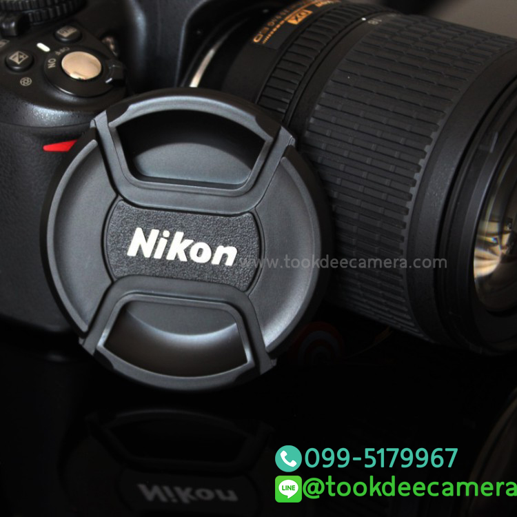 ฝาปิดหน้าเลนส์นิคอน Nikon (ของเทียบ) ผลิตจากคุณภาพดี เทียบเท่าของแท้