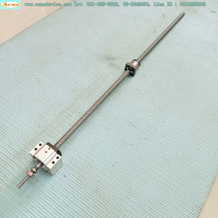 Ball Screw ขนาดเพลา 12 mm.x 710 mm., Stroke 565 mm., Pit 16 mm.