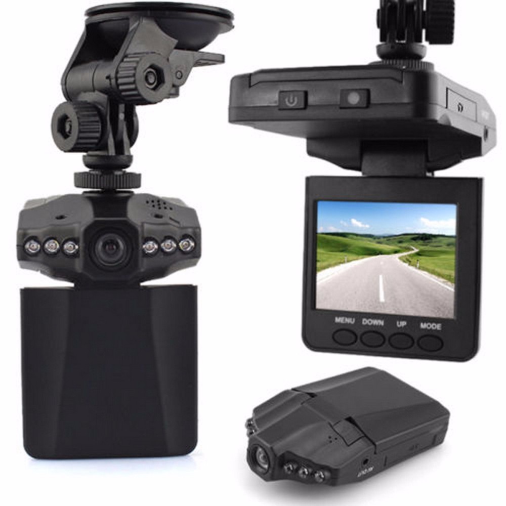 กล้องติดรถ 2.5" 6 LED Night Vision HD DVR รุ่น DVRF198B (สีดำ)