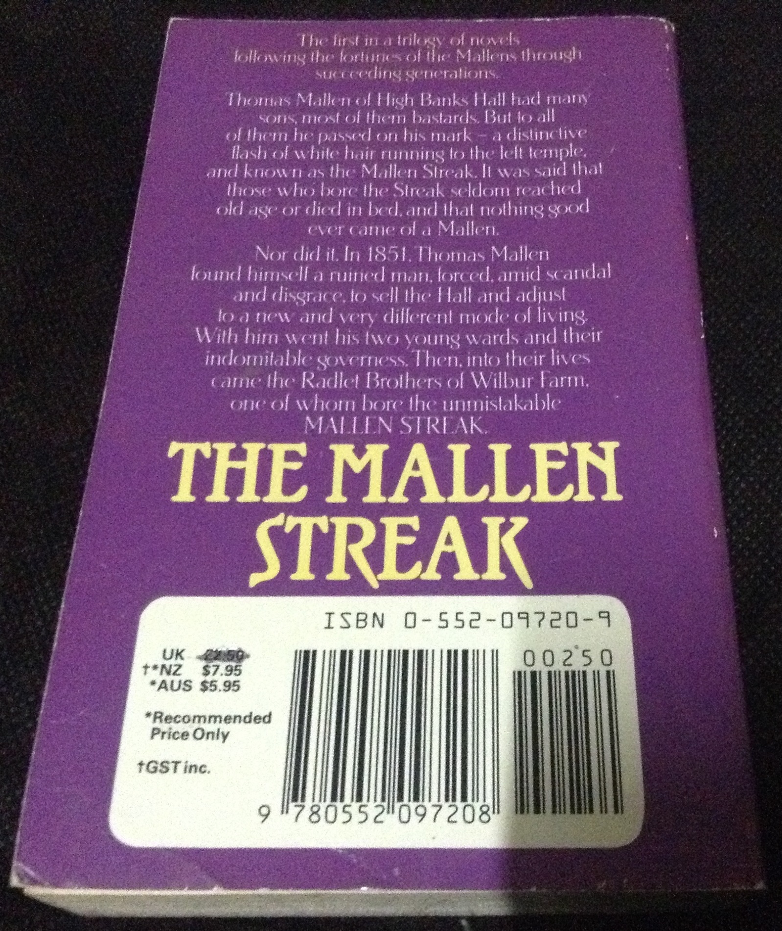 The Mallen Streak Catherine Cookson ราคา 40
