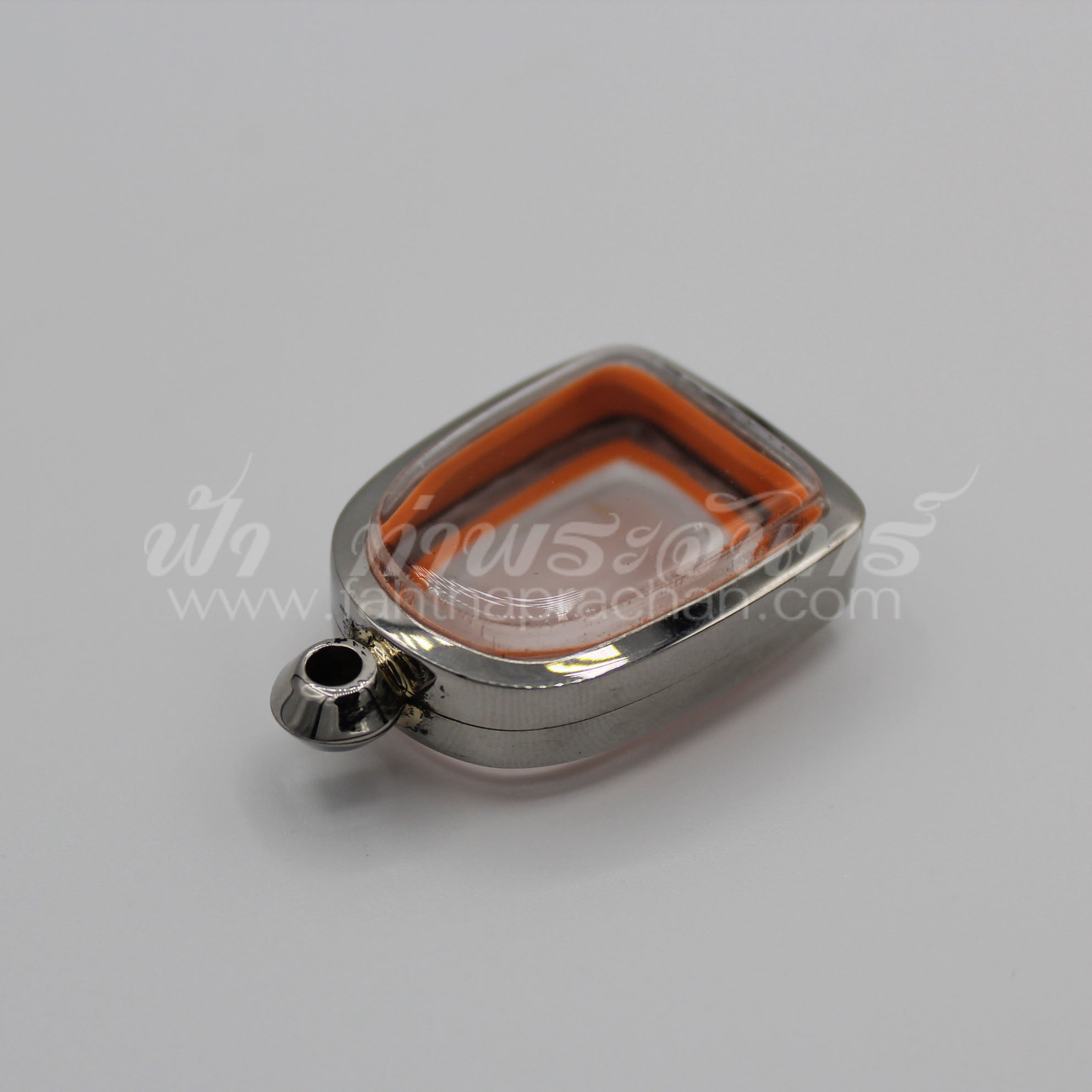 ตลับซุ้มกอ สองหน้า สแตนเลสพุก