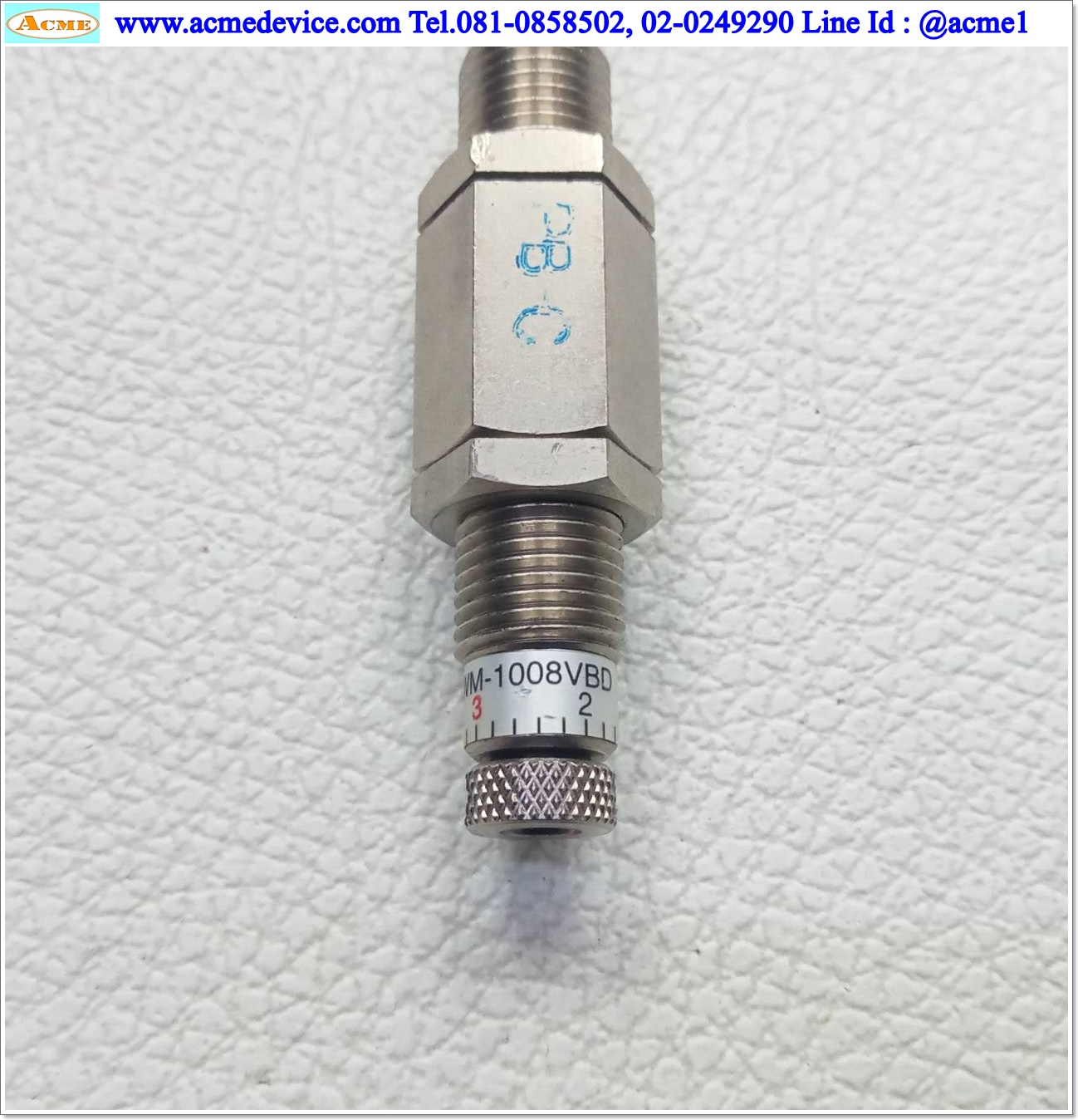 Shock Absorber FUJI LATEX รุ่น FWM-1008VBD, M10, Stroke 8mm