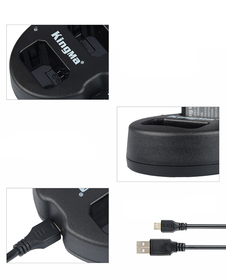 แท่นชาร์จแบต2ก้อน ยี่ห้อkingma สำหรับแบตเตอรี่SONY รุ่น NP-FW50