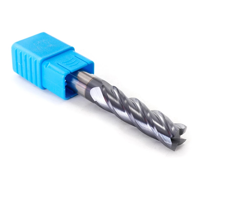 Endmills โลหะผสมคาร์ไบด์ทังสเตนเหล็กเครื่องตัดมิลลิ่ง HRC50 4 ฟัน 4 มม.6 มม.8 มม.10 มม.12 มม.