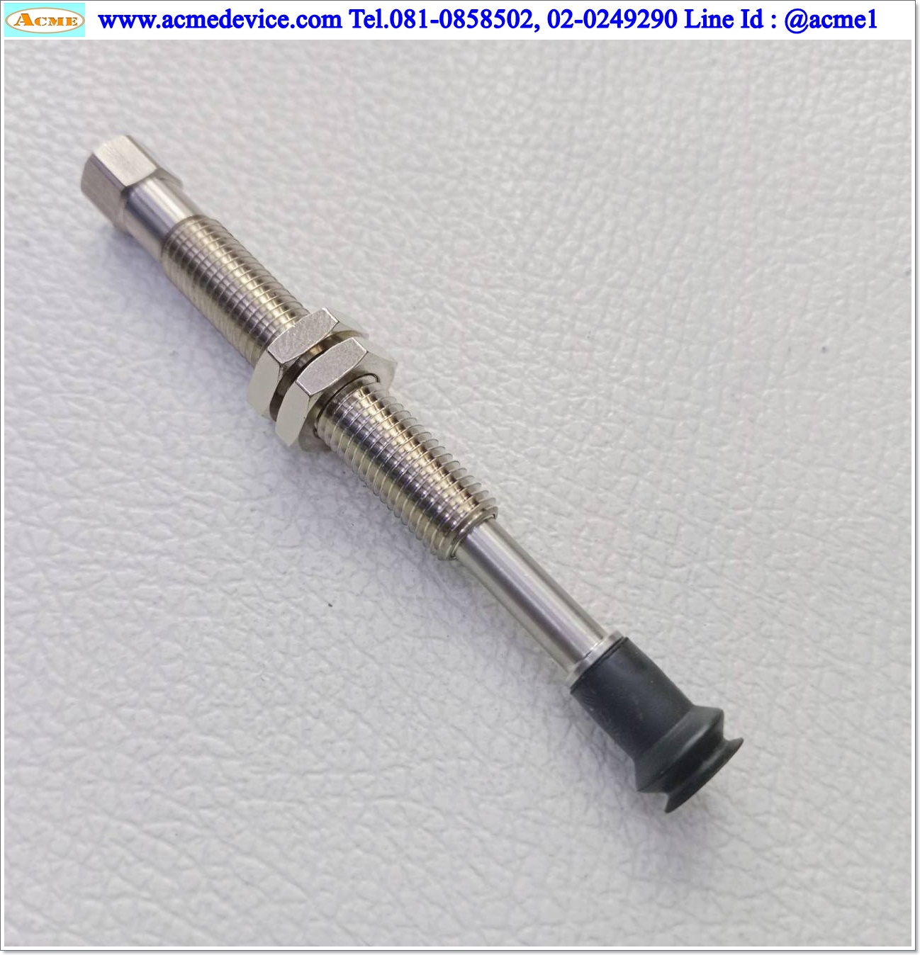 Vacuum Pad SMC รุ่น ZP2-B08B, ZP2-T15W, Stroke 15 mm, Pad dia 9mm.