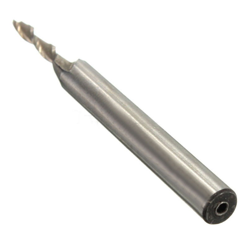 5Pcs Extra Long 3mm 2 Flute HSS & Aluminium Extended End Mill Cutter CNC Bit Kit