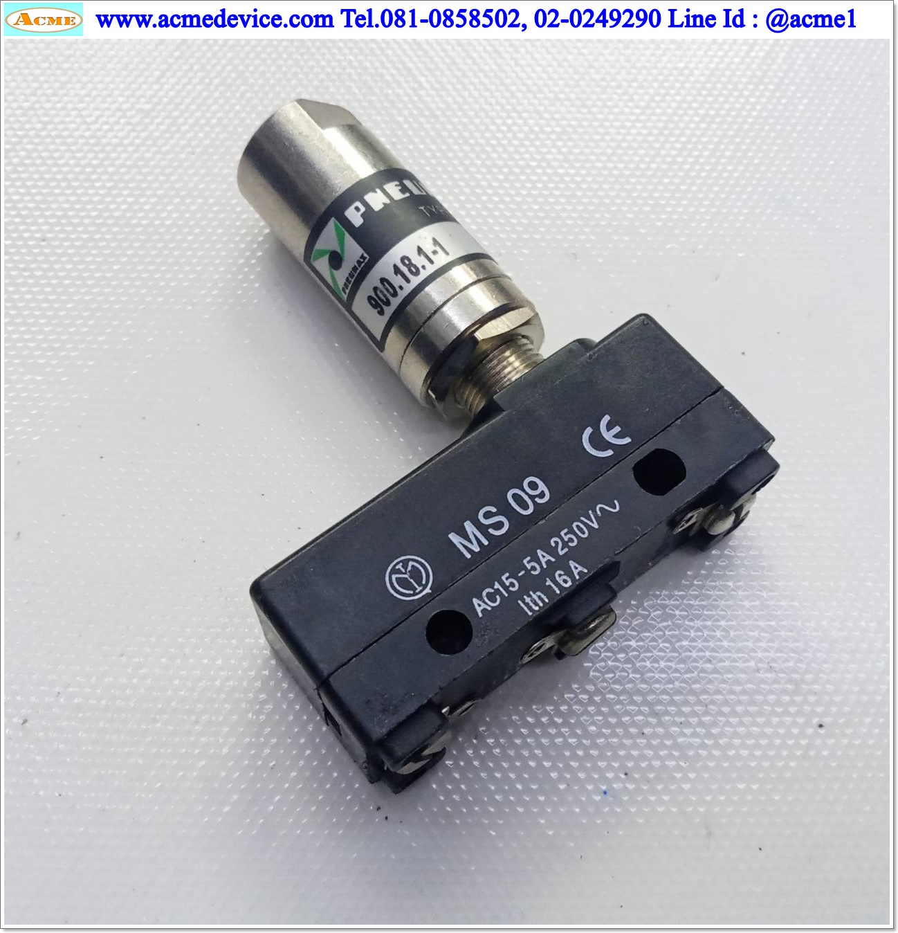 Pressure Pneumax รุ่น 900.18.1-1, 0.5 to 1 bar, 1/8