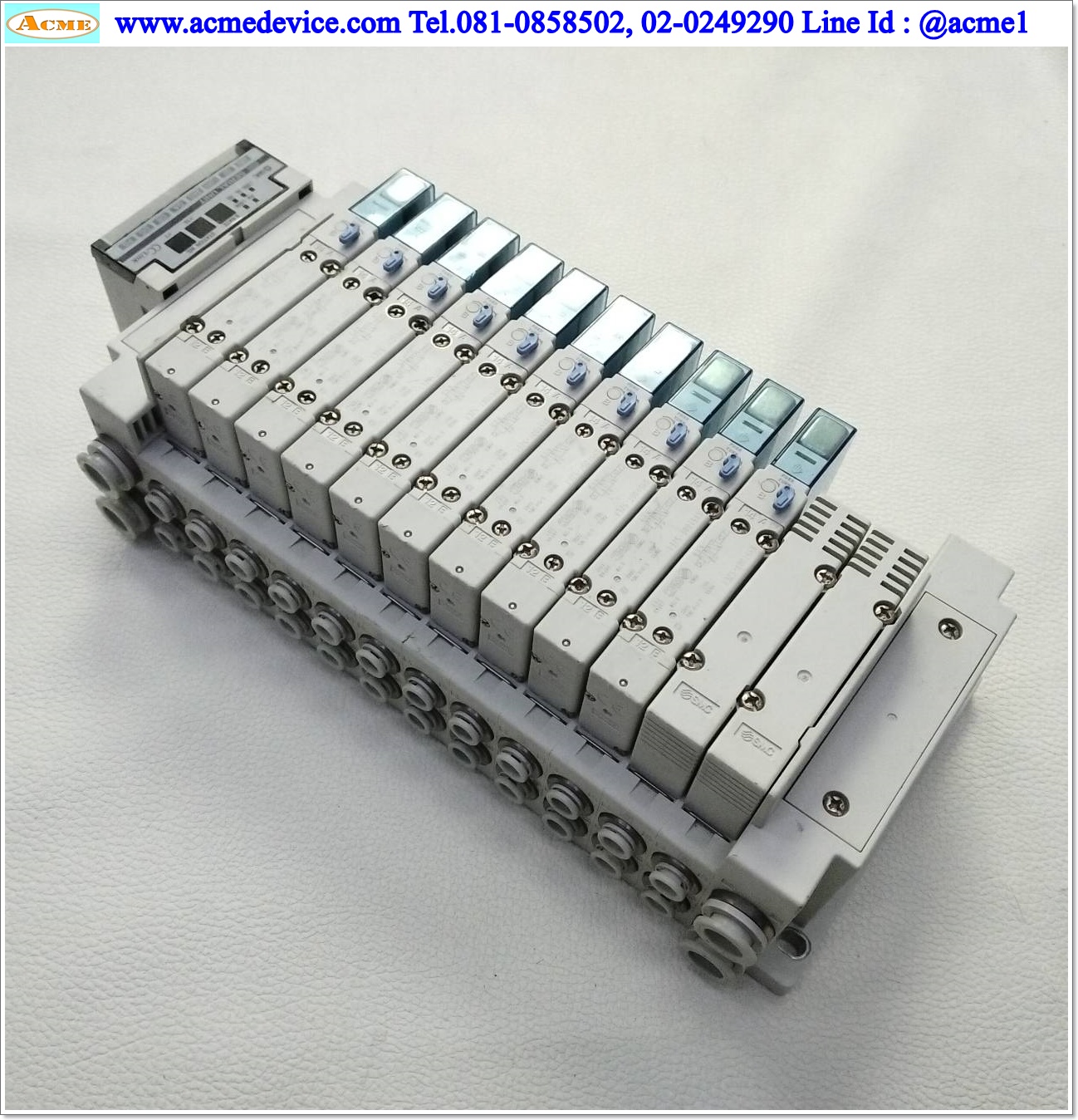 Solenoid Valve SMC รุ่น SY5100T-5ZE1(10) + EX120-SMJ1, 24V