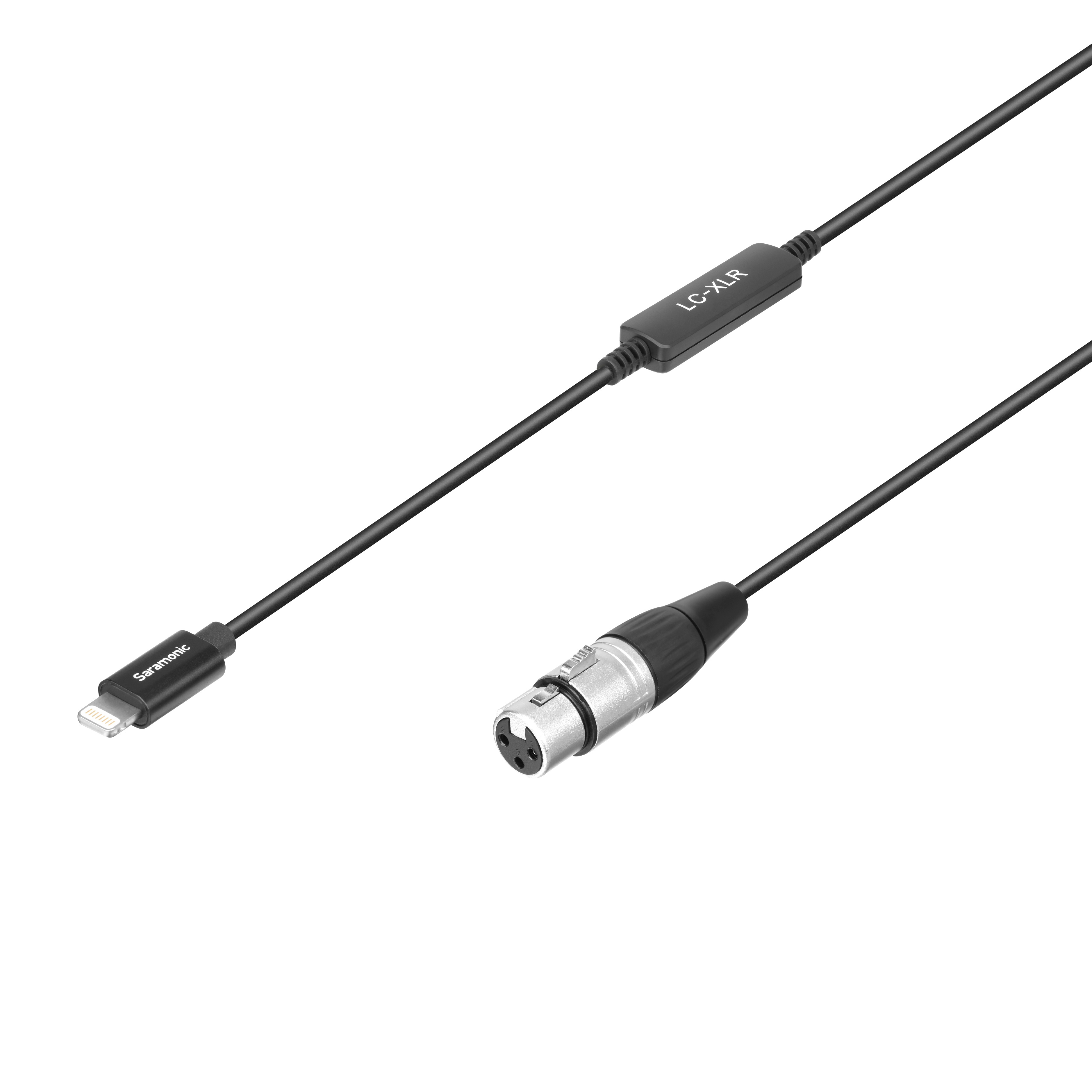 Saramonic LC-XLR 3 Pin XLR (Female) Microphone to Lightning Microphone Adapter for iPhone 7, iPhone 7plus, iPhone X, iPhone 8,iPad รับประกันศูนย์ไทย 1 ปี