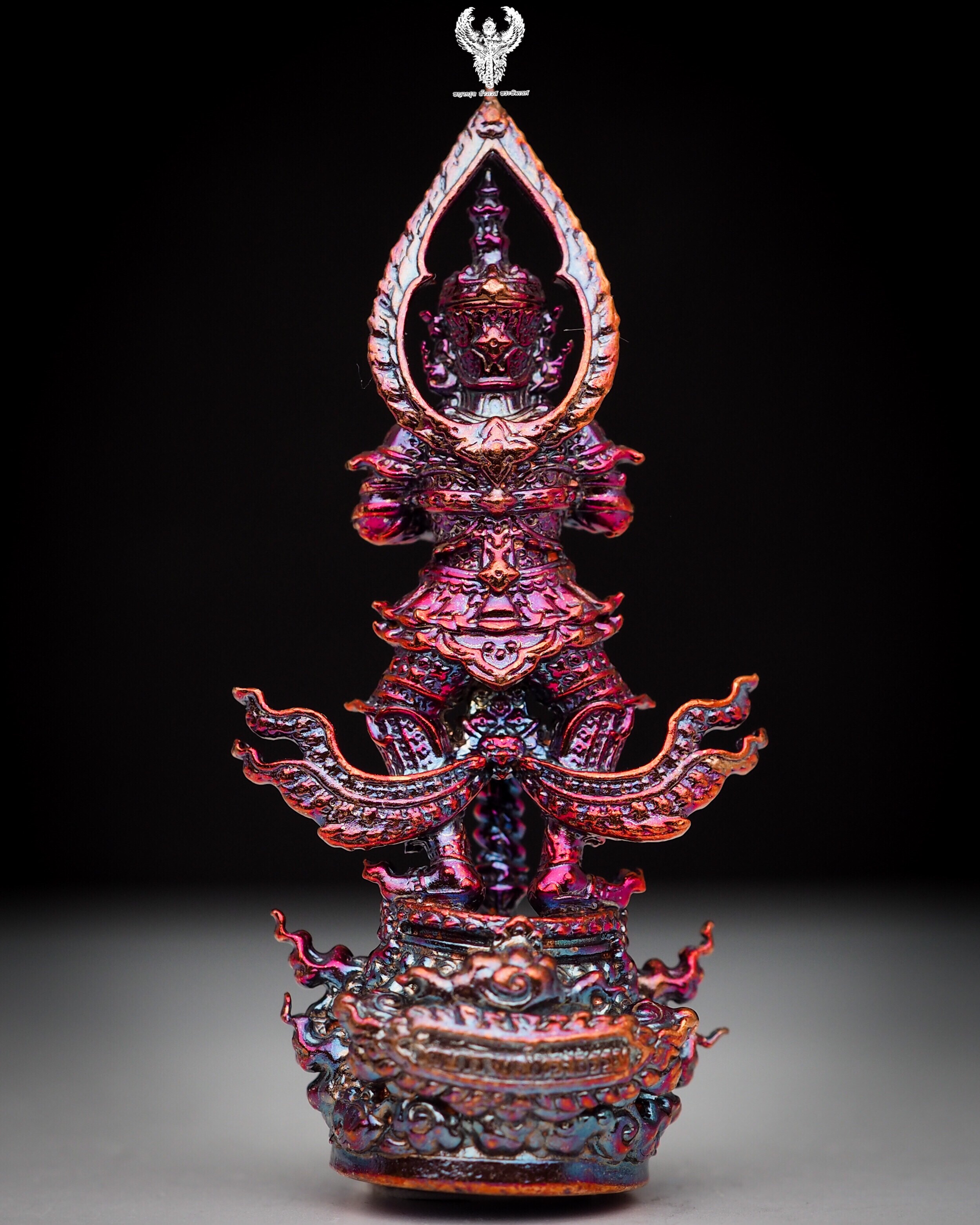 ท้าวเวสสุวรรณ ธเนศจอมราชันย์ เนื้อสัมฤทธิ์ผิวรุ้ง หลวงพ่อสนั่น วัดนารายณ์ทรงธรรม ลพบุรี