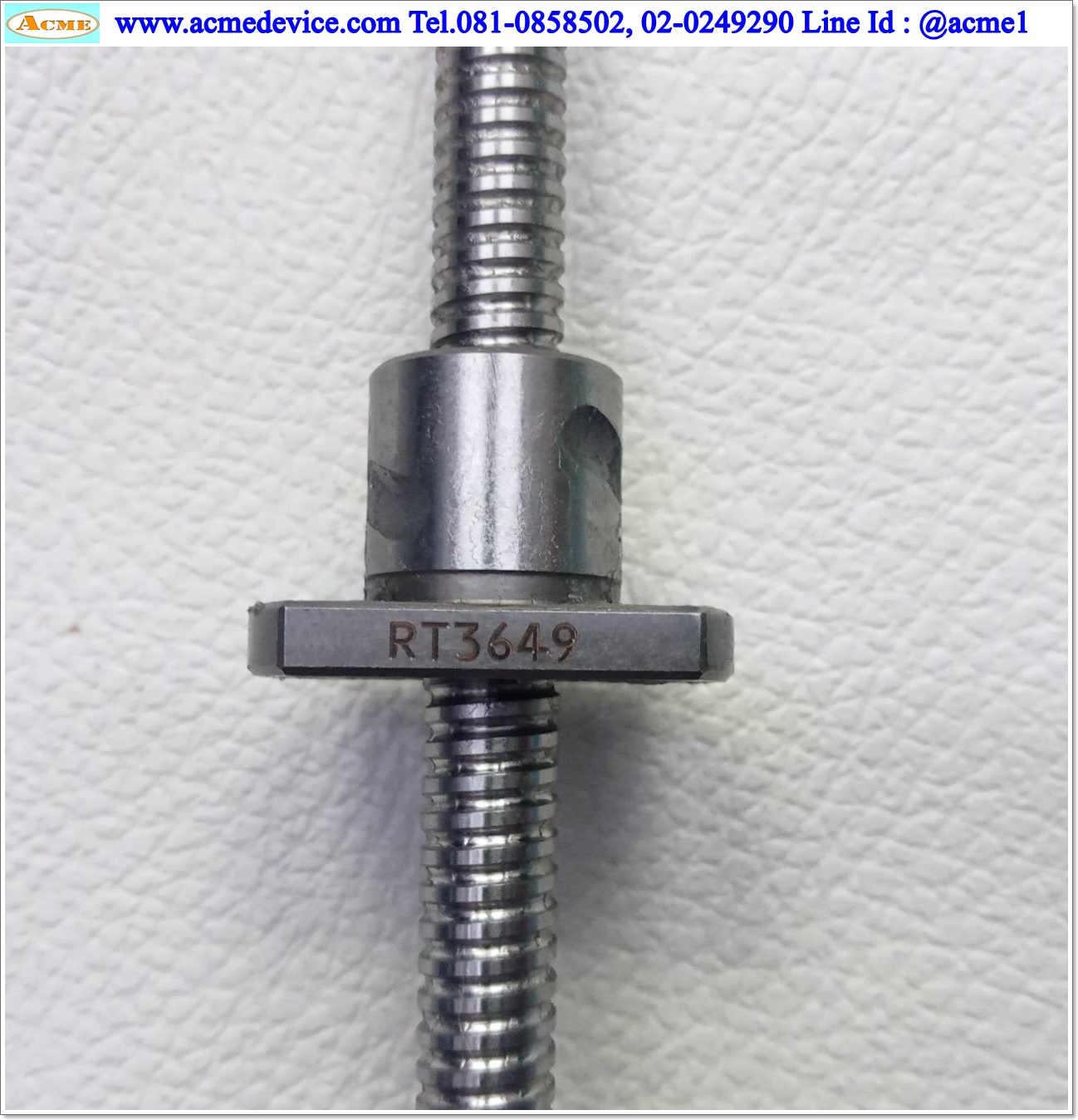 Stepping Motor Tamagawa Seiki รุ่น MB0802, 5 Phase, 1.28Vdc, 0.75A, แกนโต 8 mm., Stroke 150 mm. Pit 2 mm.