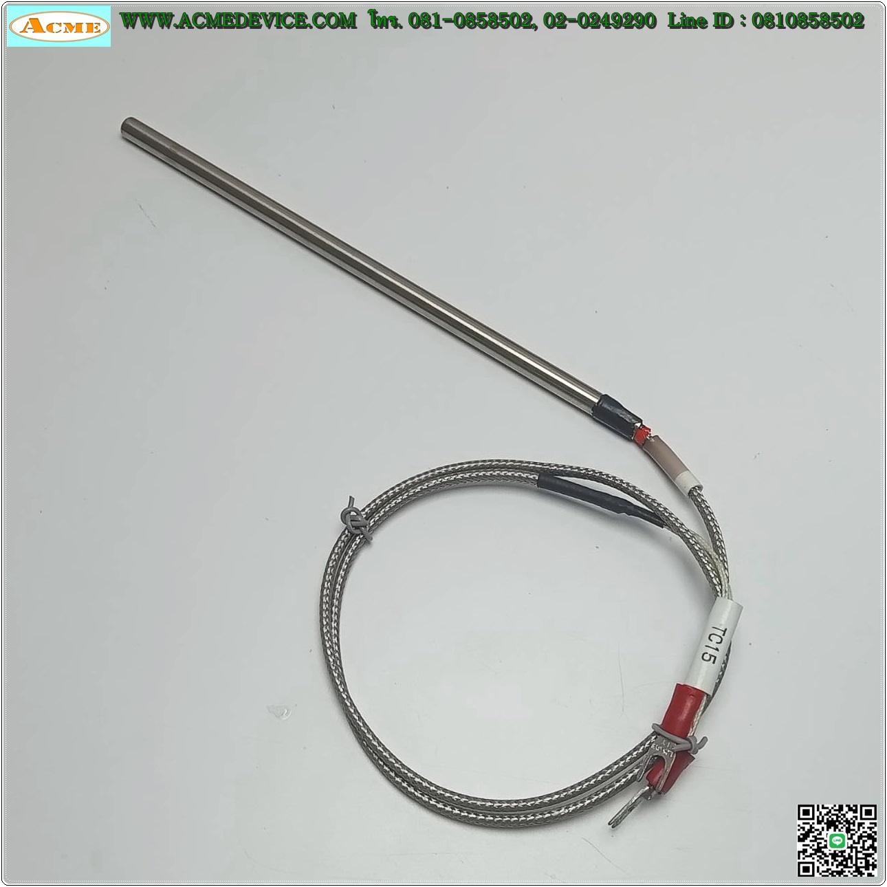 Thermo Couple รุ่น Type K, ยาว 150mm, โต 6mm