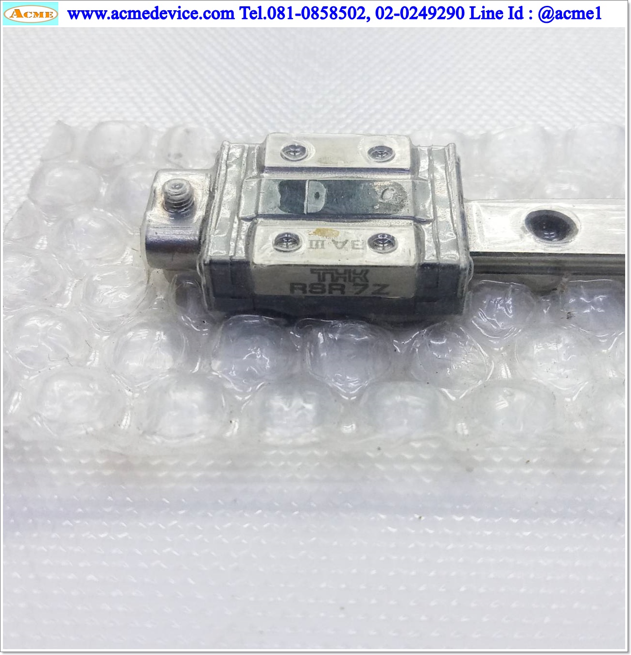 Linear Block and Rail THK รุ่น RSR7Z, รางสไลด์ขนาด 7 mm x 100 mm