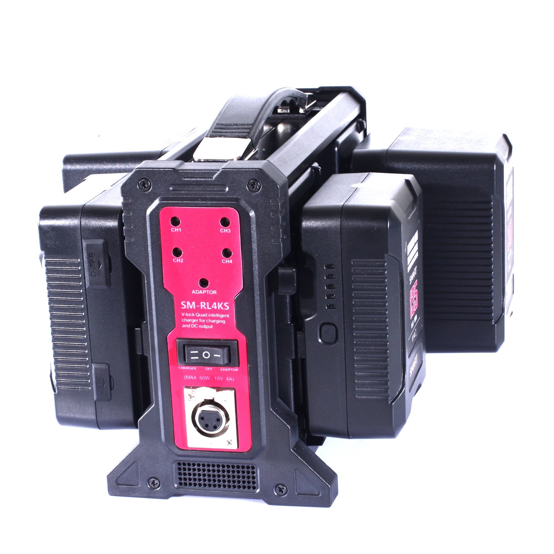 SMART RL-4KS 4x Charger for V-Mount Battery