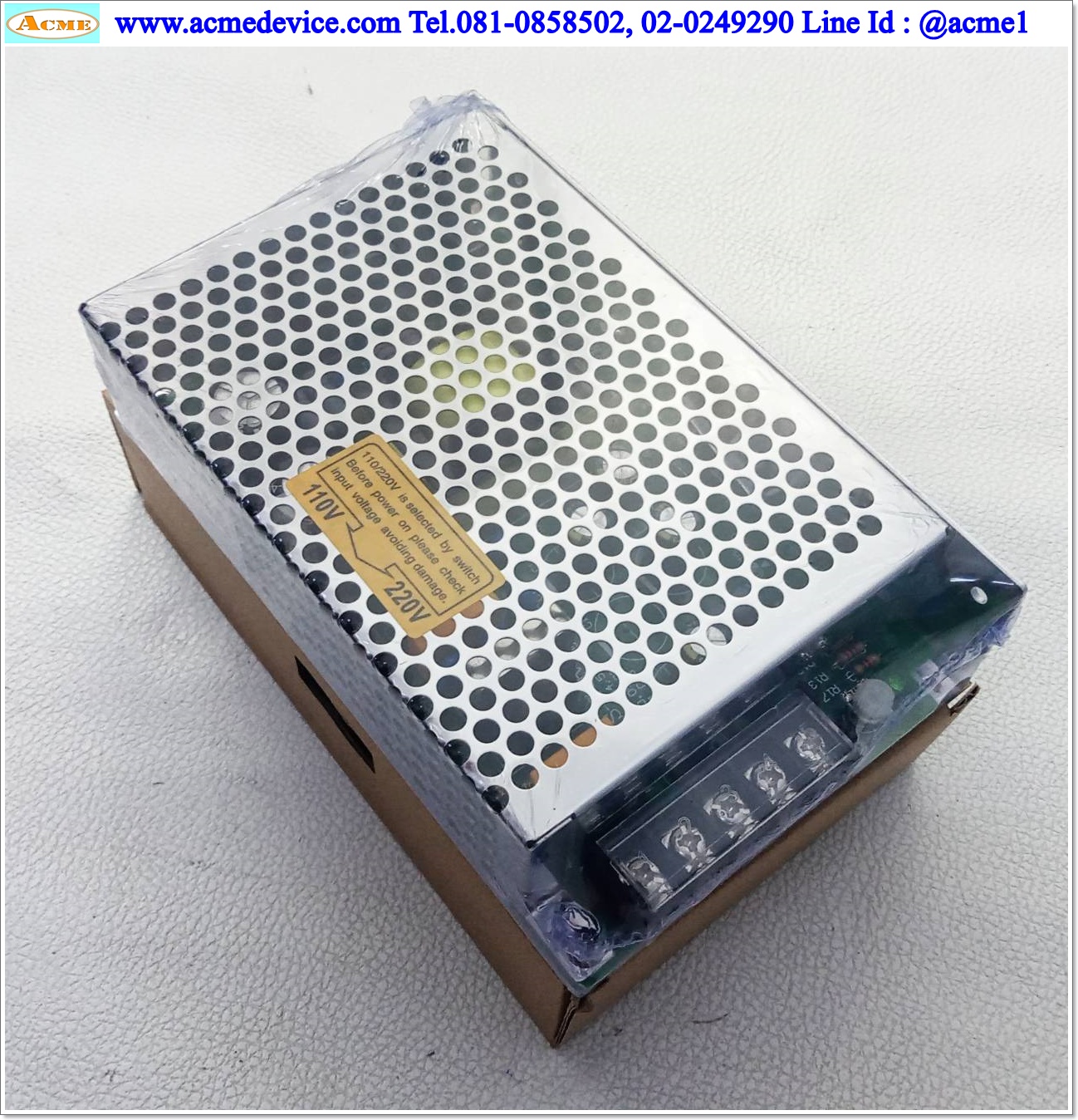 Power Supply MEMG GKDY รุ่น S-50-24, Output 24V, 2.1A, 50W