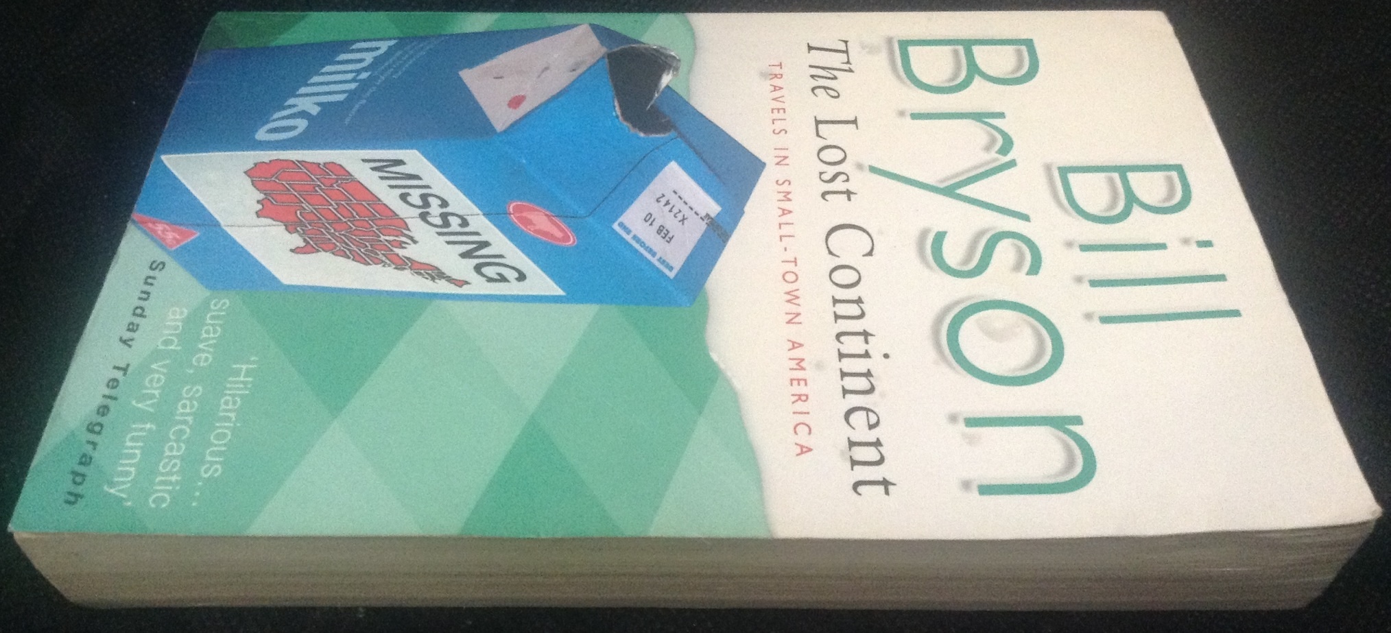 (สั่ง9จ่าย7) The Lost Continent: Travels in Small-Town America Bill Bryson ราคา 330