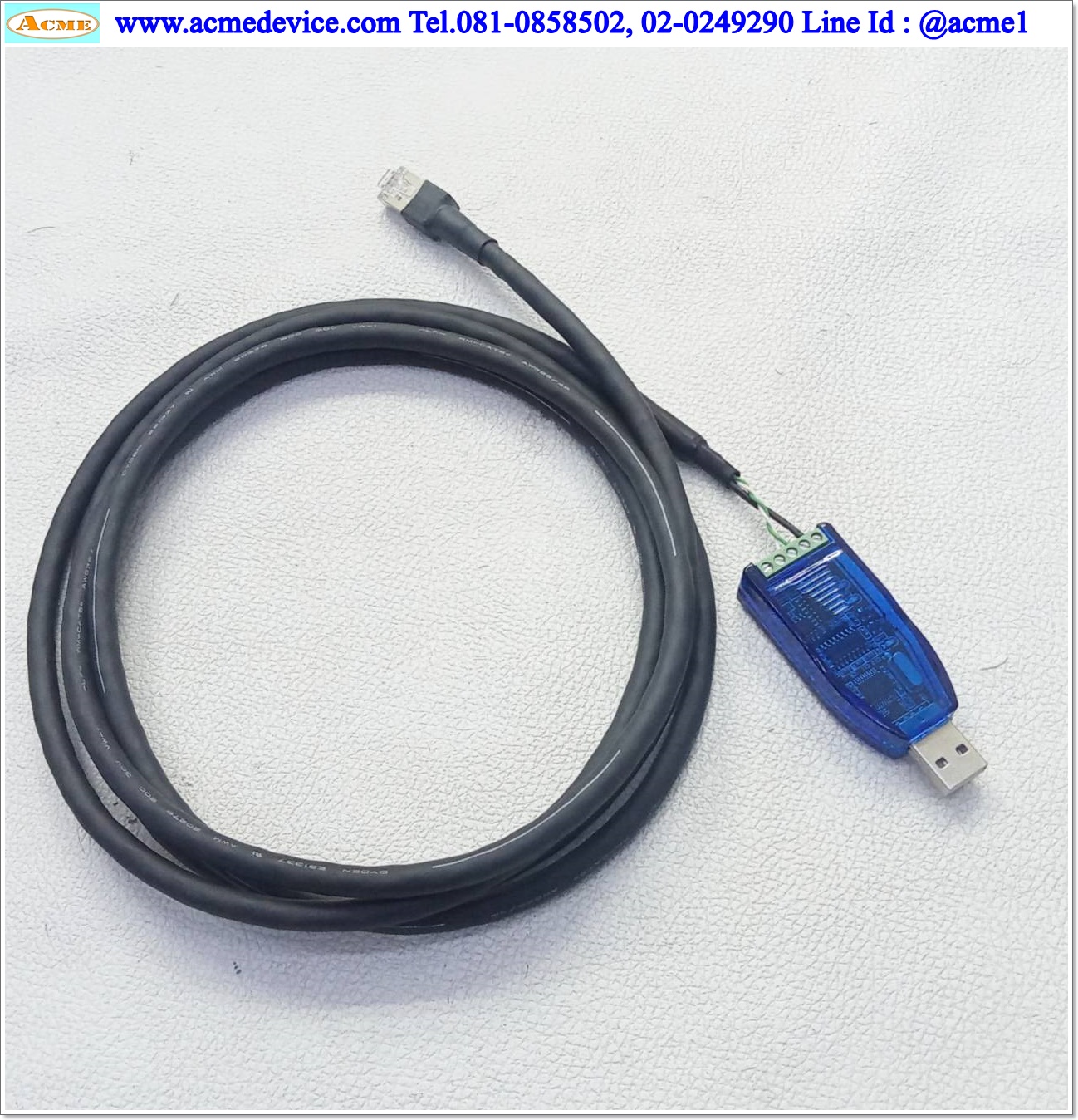 Download Cable Inovance รุ่น USB-S6-L-T00, Servo IS620P, 600P, SV660N, SV630P, Interface RS-232, RS-232 Communication interface, (USBT232485B)