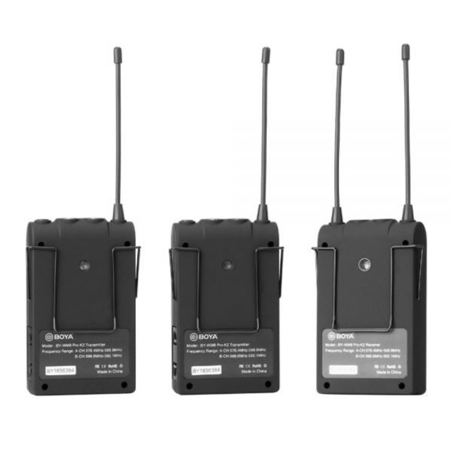 Boya BY-WM8 Pro-K2 ไมค์ไร้สาย UHF Wireless Microphone (ประกันศูนย์ 1 ปี)