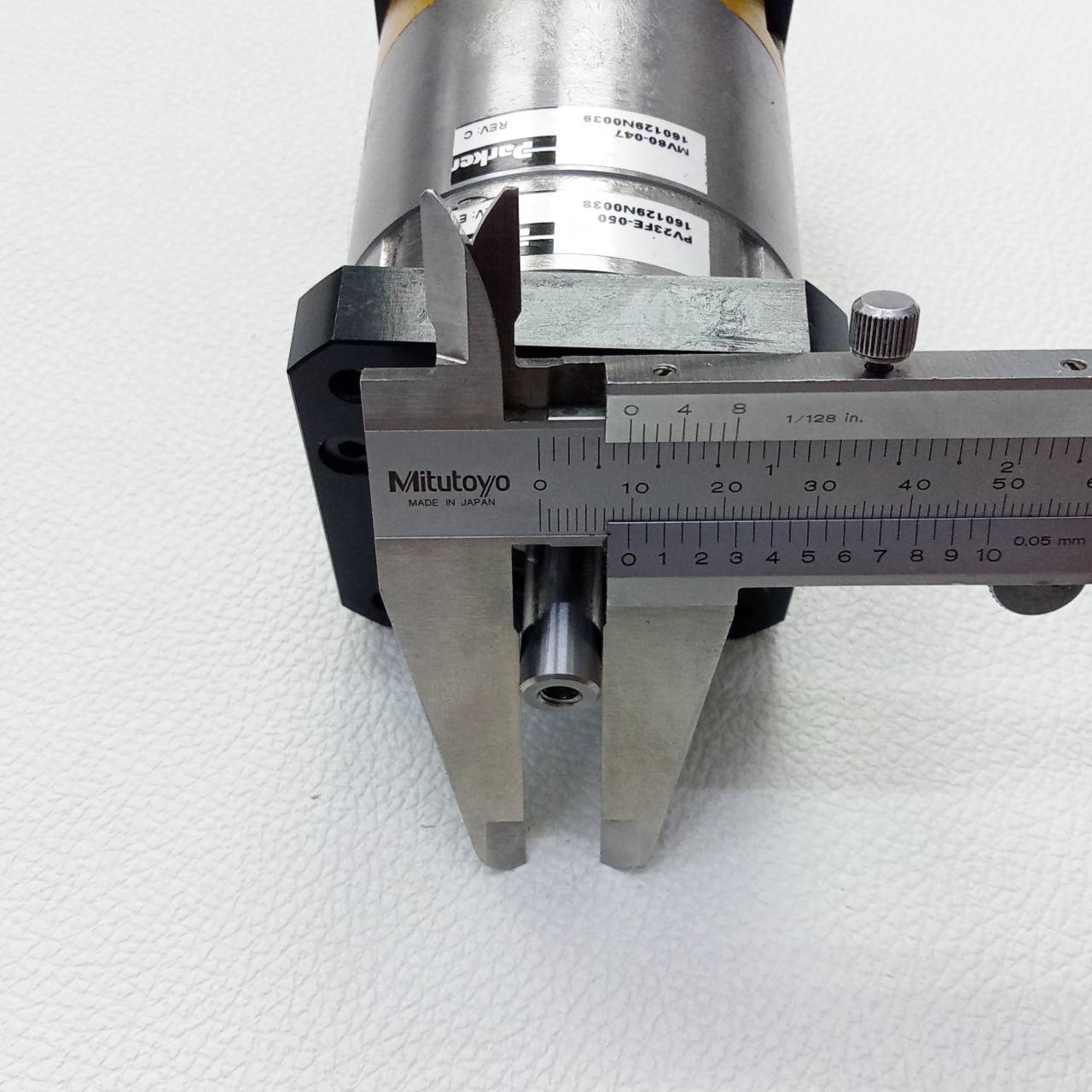 Gear Head Parker รุ่น PV23FE-050, Ratio 50:1, เข้า 9.5mm, ออก 9.5mm, (for Stepping □ 57x57 ∅ 38)