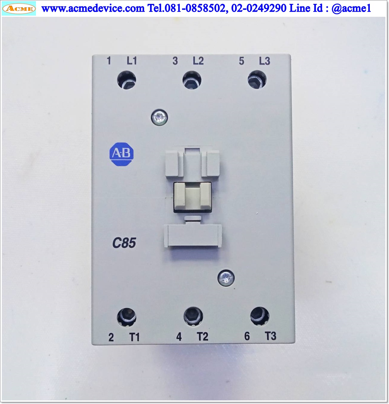 Megnatic Contactor Allen-Bradley รุ่น 100-C85D*00, 24Vdc, 85A