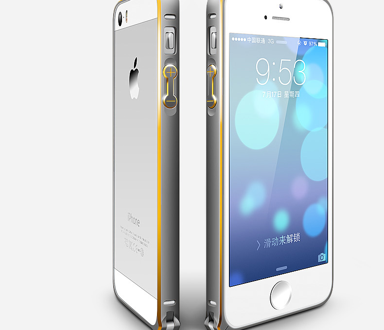 เคสสำหรับโทรศัพท์มือถือ iPhone 6 plus/6s plus บัมเปอร์อลูมิเนียมแท้ (สีทอง/ดำ/เงิน)