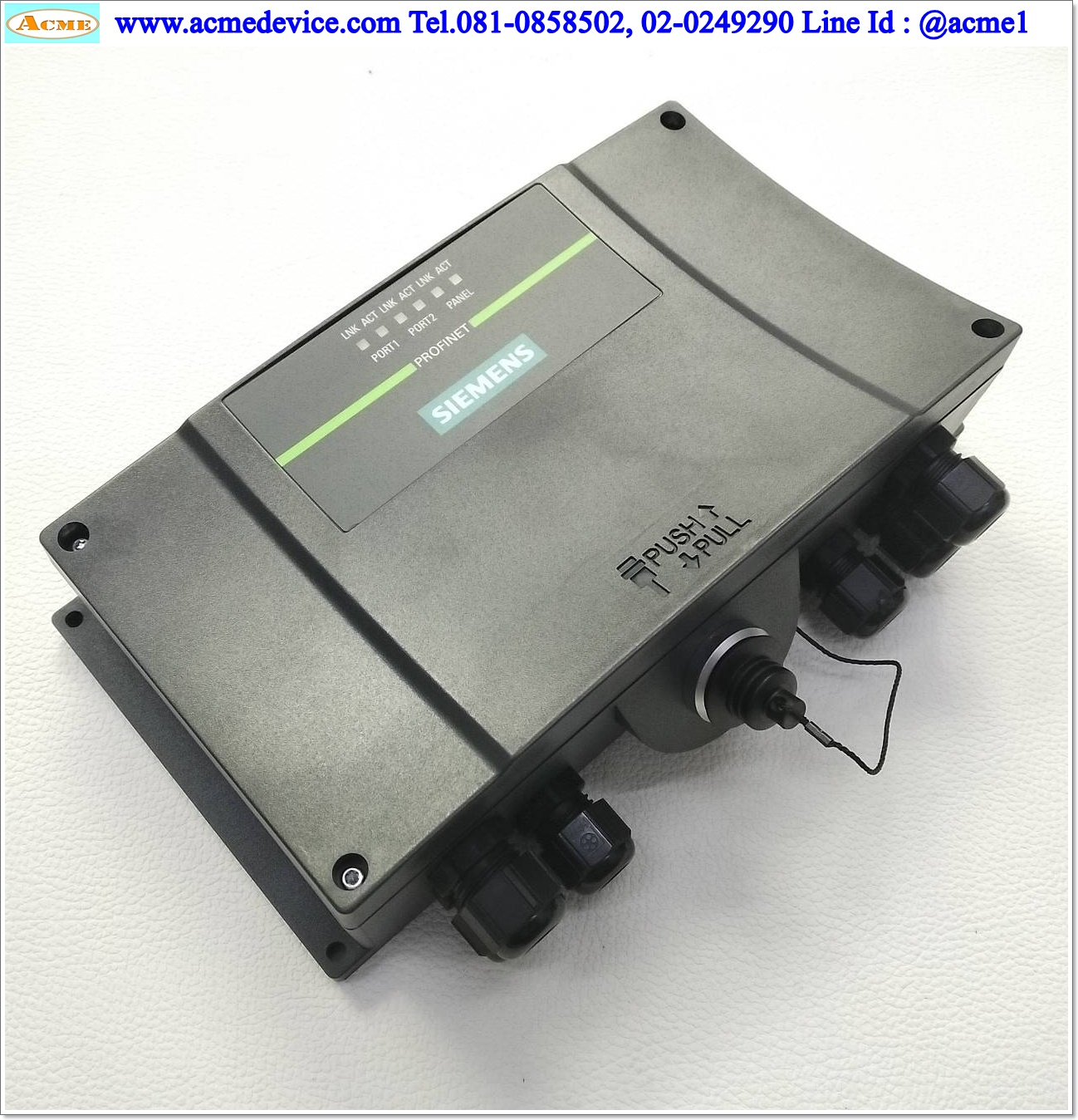 Connectivity Box PN Basic (Profinet) Siemens รุ่น 6AV6 671-5AE01-0AX0, For Mobile Panels (PROFINET), 24 VDC, 10W