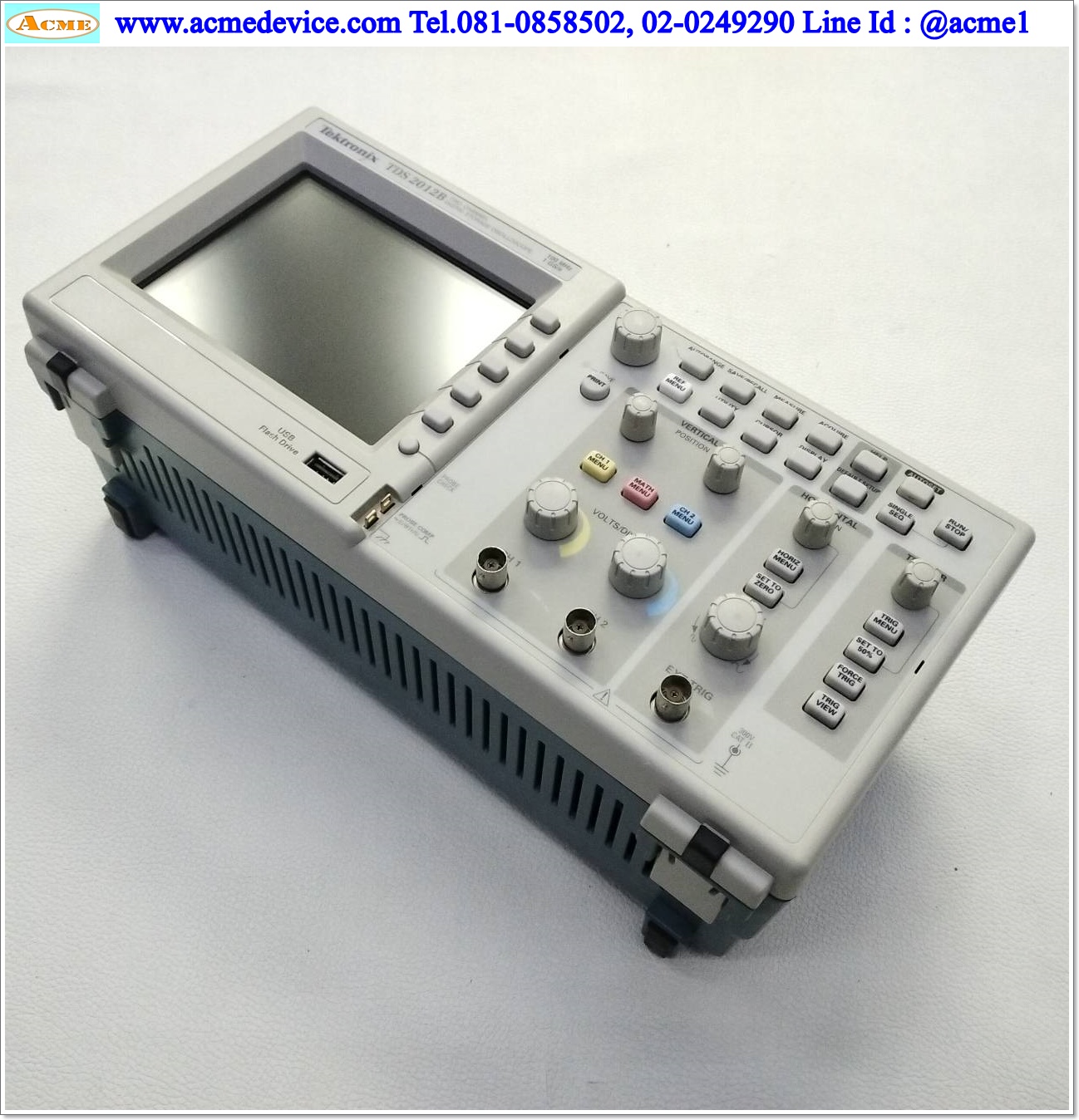 Oscilloscope Tektronix รุ่น TDS2012B, 100MHz, 2 Channels, 1 GS/s (มีตำหนิ)